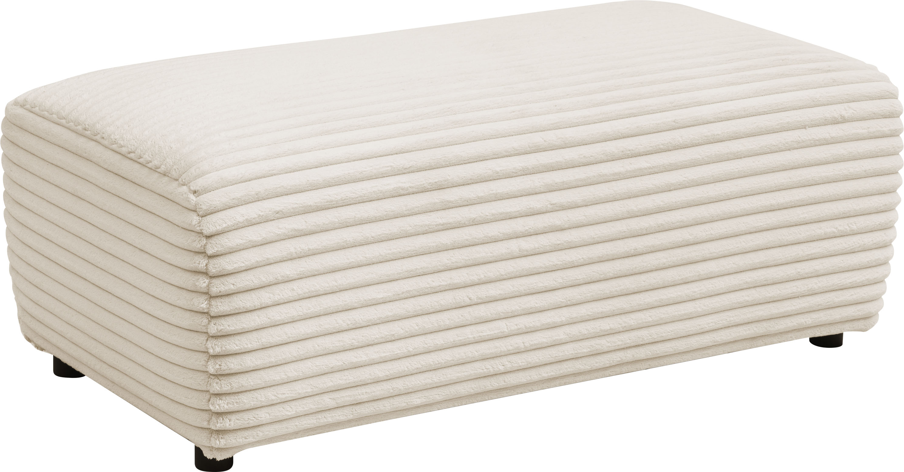 Thumbnail - andas Hocker "BAKELS, Polsterhocker in Cord oder Boucle-Stoff", zur Serie BAKELS, Hocker stellbar zum Schlafsofa (Krokod...