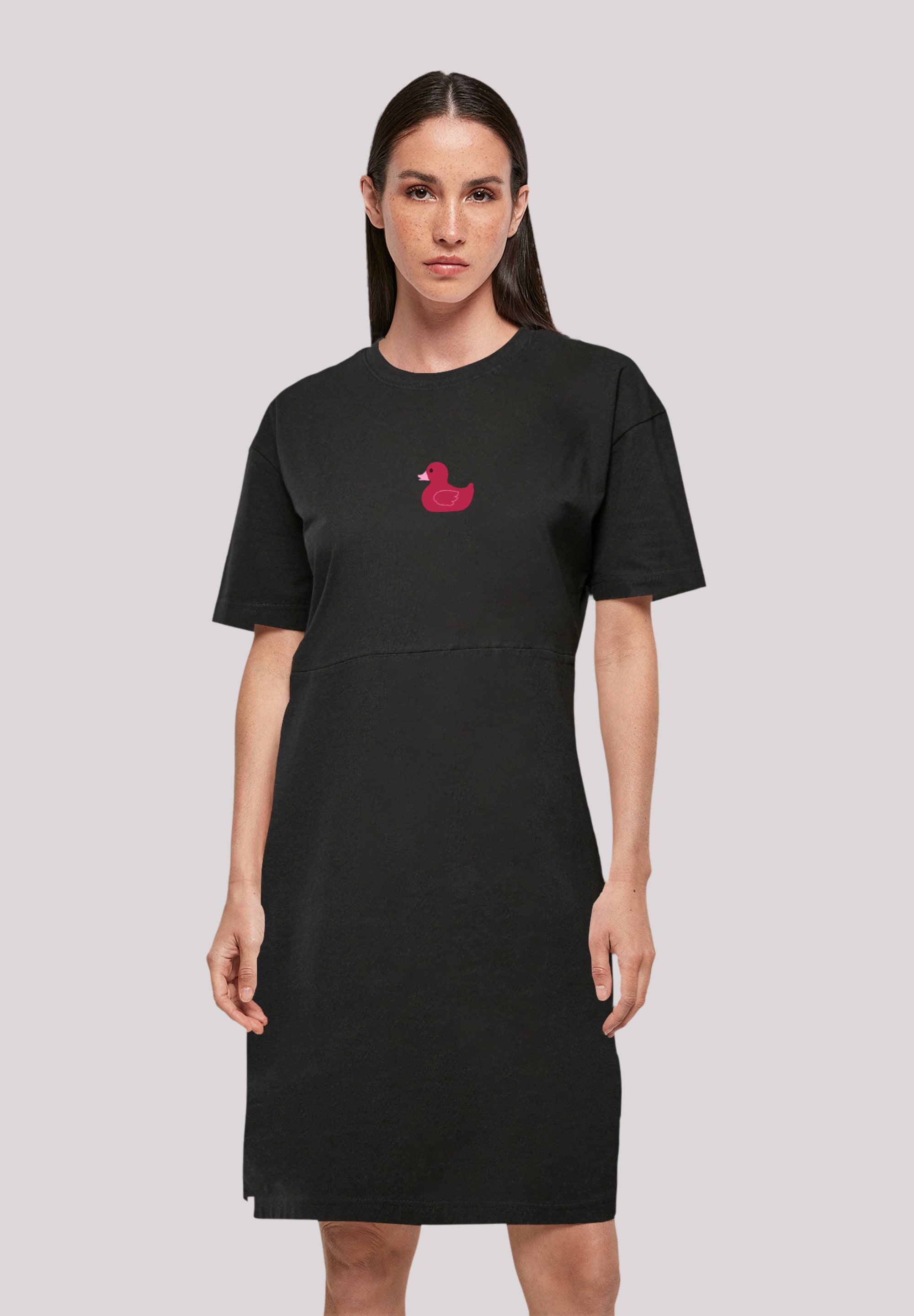 F4NT4STIC Shirtkleid "Ente Magenta", Print