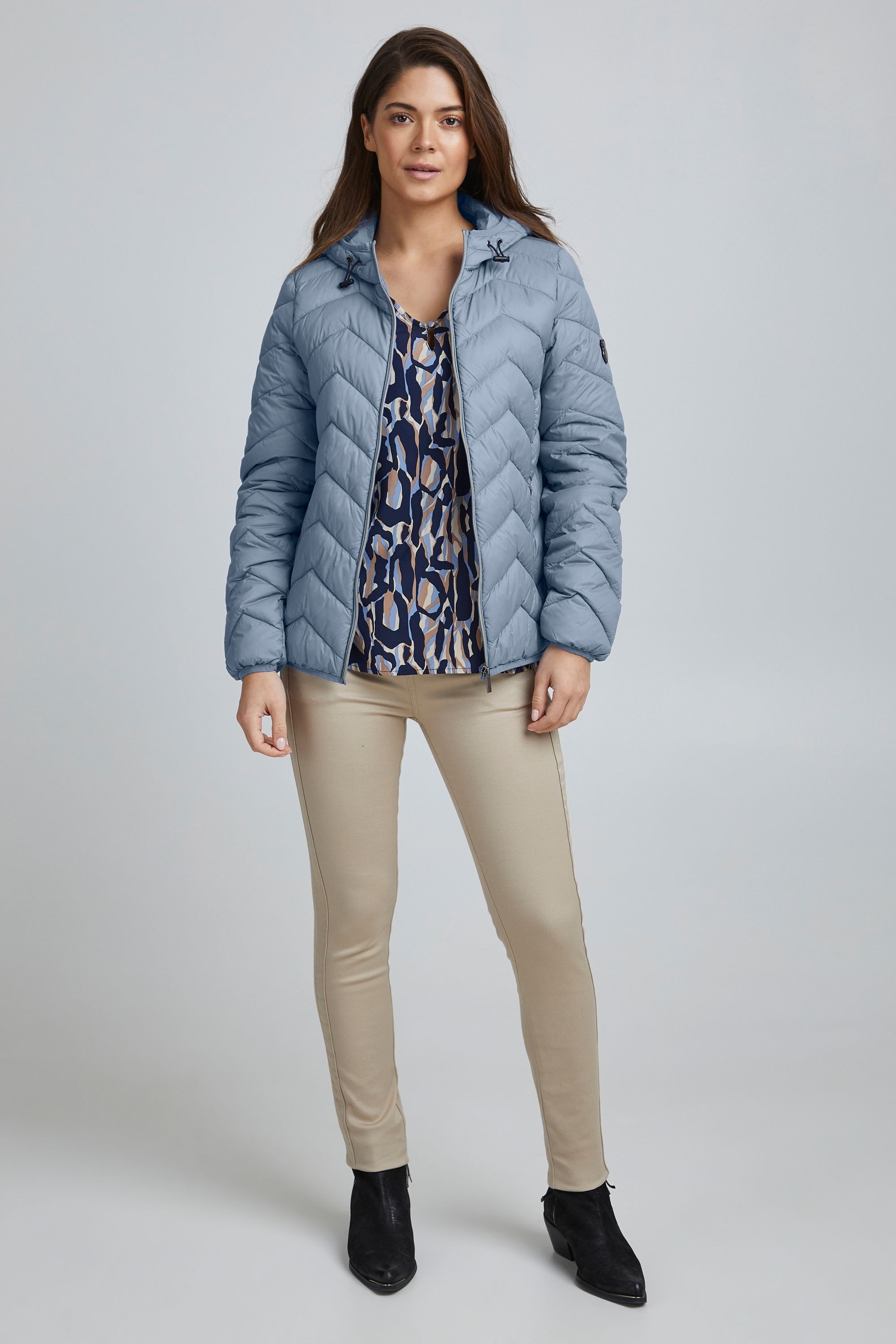 fransa Steppjacke »Steppjacke FRBapadding«, mit Kapuze