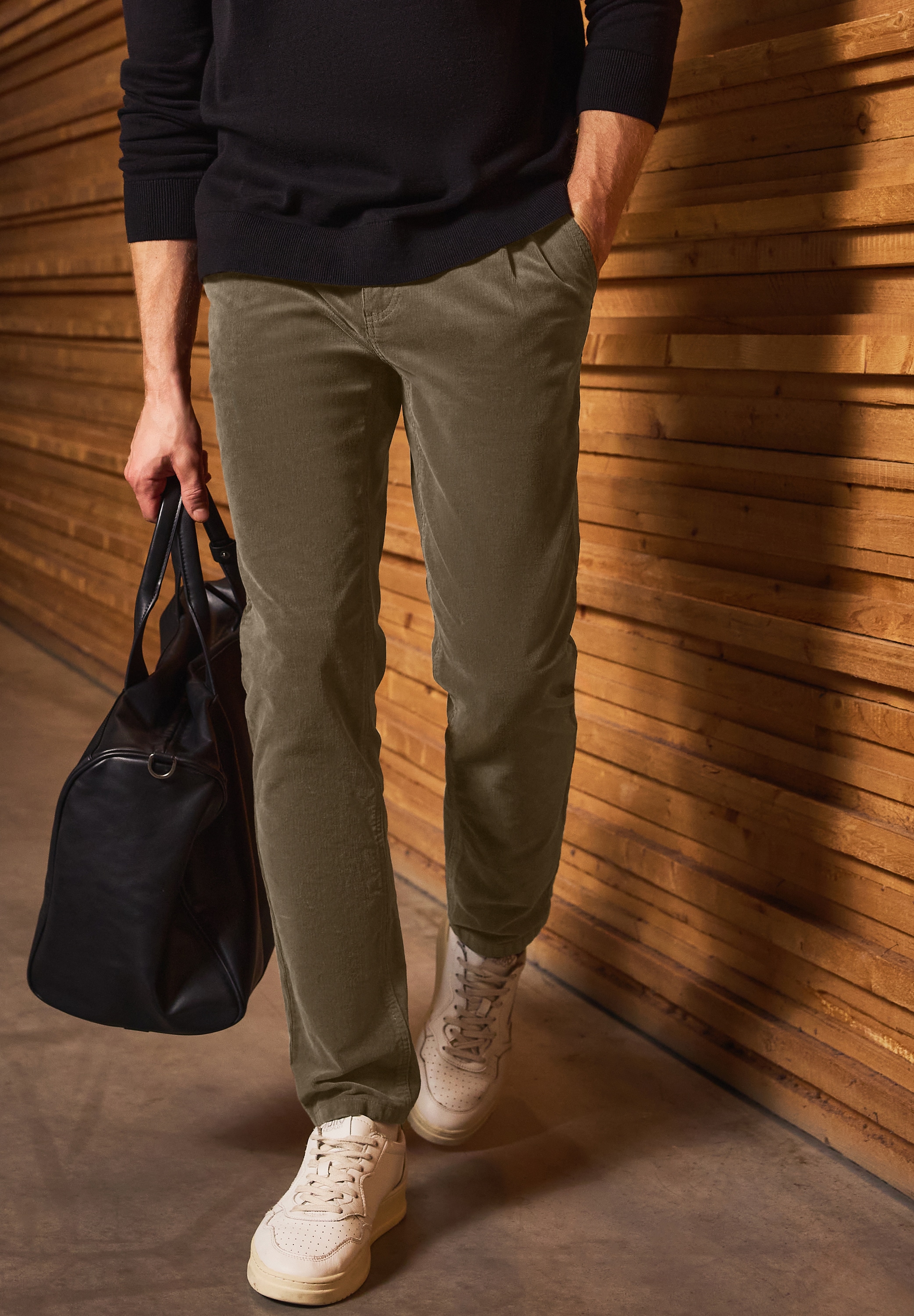 STREET ONE MEN Cordhose  Middle Waist