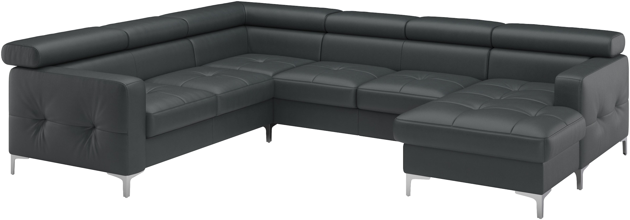 COTTA Wohnlandschaft "Sammy U-Form", mit Kopfteilverstellung, optional mit günstig online kaufen