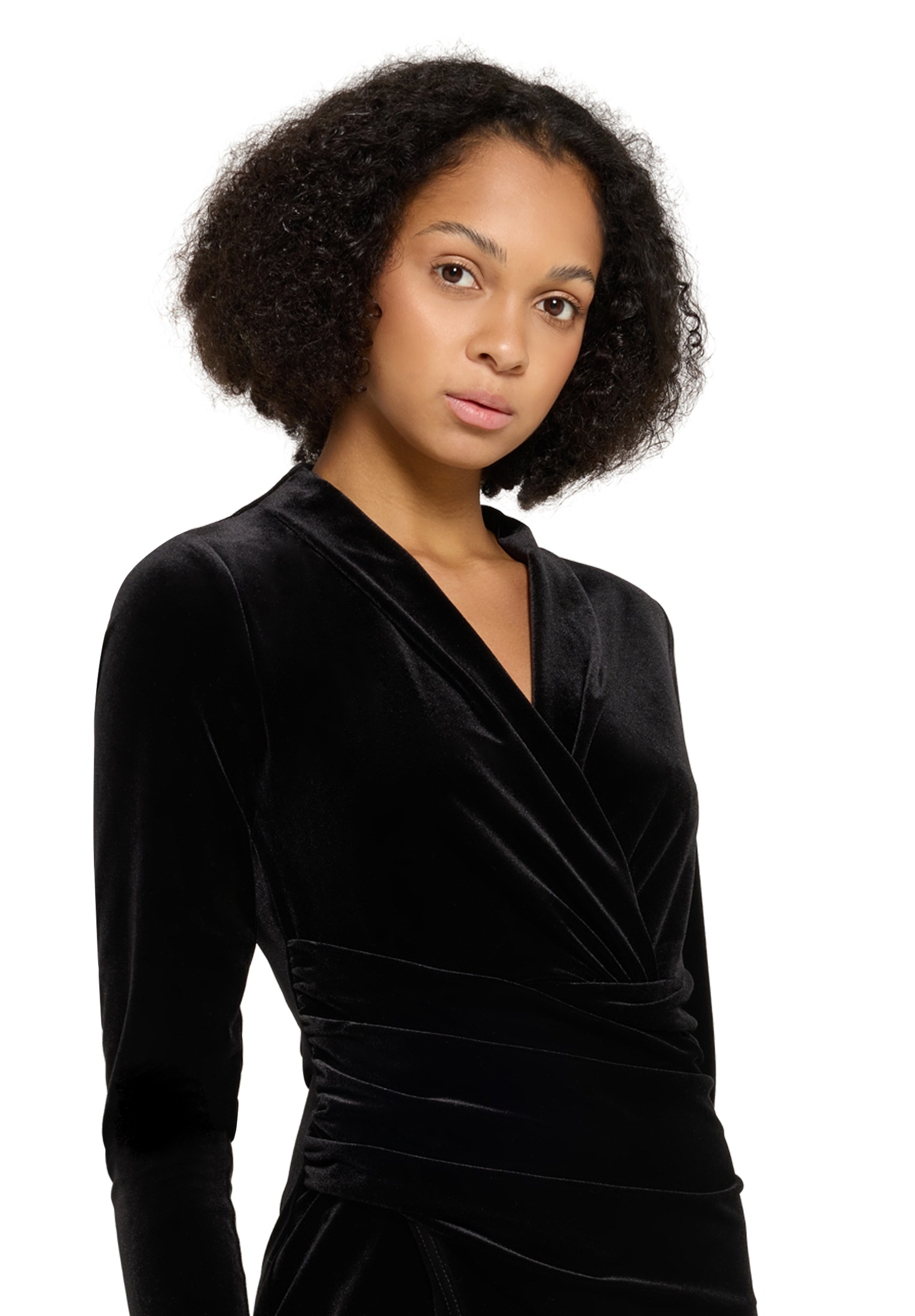 Vera Mont Abendkleid »Damen Abendkleid mit V-Ausschnitt« Ohne Tasche