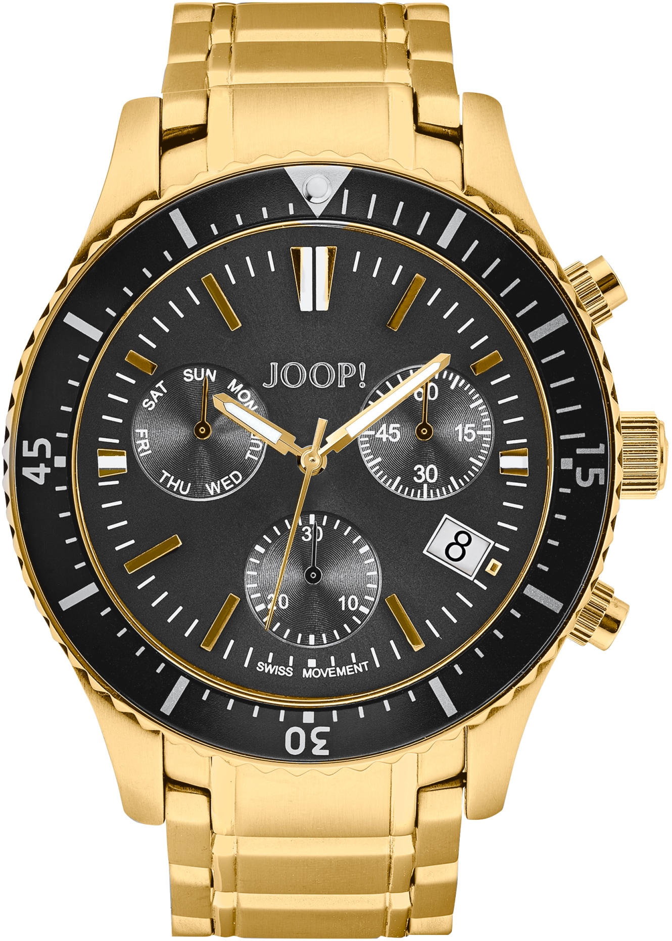 JOOP! Chronograph »2030895«, Armbanduhr, Quarzuhr, Herrenuhr, Stoppfunktion