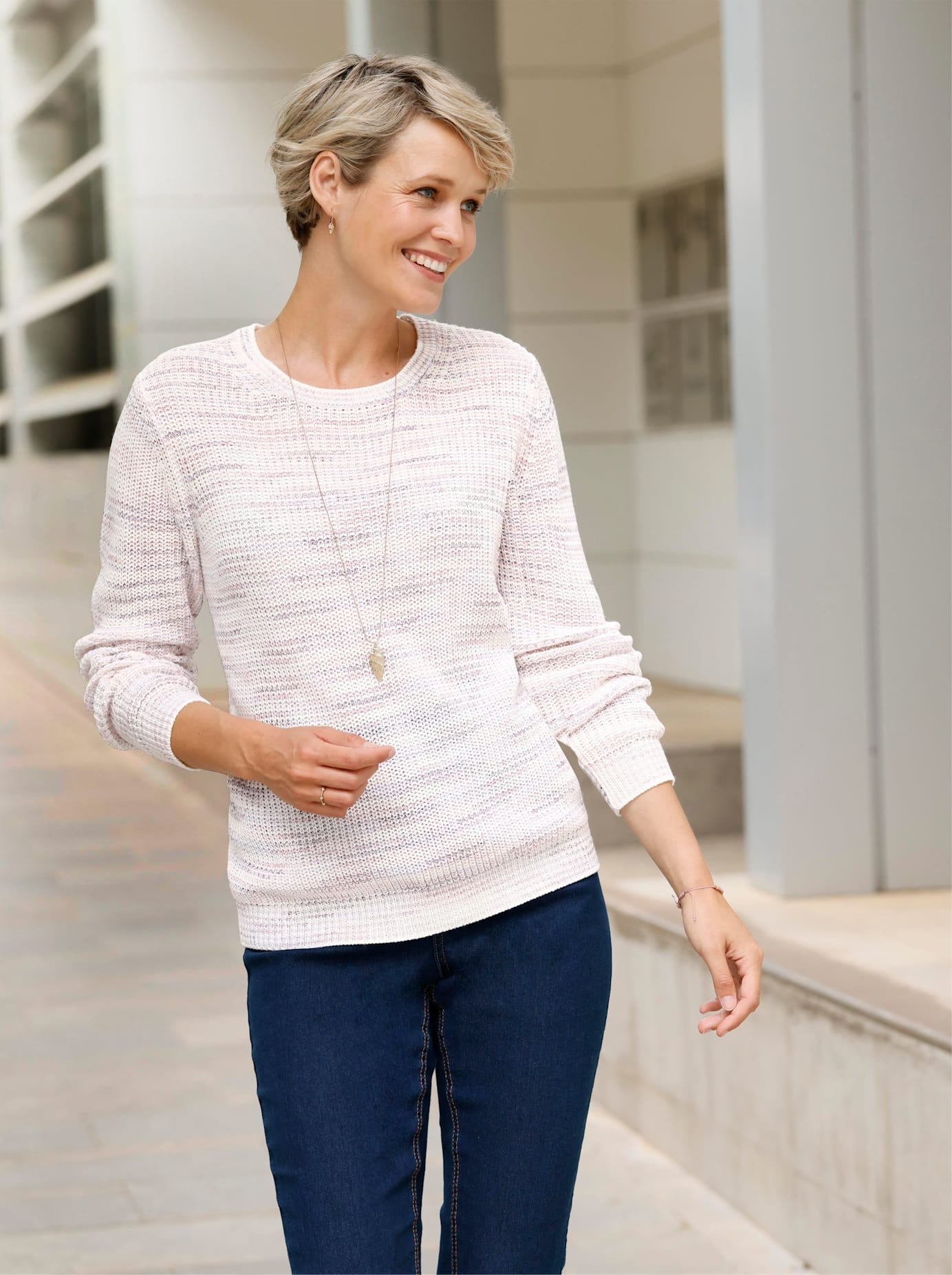 Classic Basics Rundhalspullover "Rundhals-Pullover" günstig online kaufen