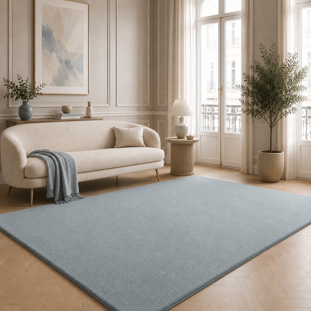 the carpet Teppich "kuschelig & Super Soft, Anti-Rutsch Unterseite," rechteckig 16 mm Höhe Waschbar bis 30 Grad, Felloptik, Wohnzimmer Teppich, Kundenliebling