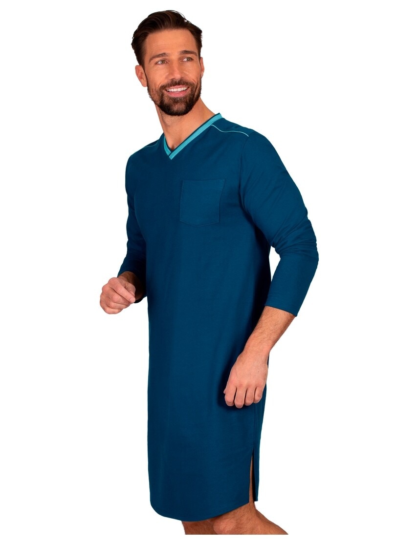 Trigema Pyjama "TRIGEMA Herren-Nachthemd aus Biobaumwolle (kbA)", (1 tlg.) günstig online kaufen