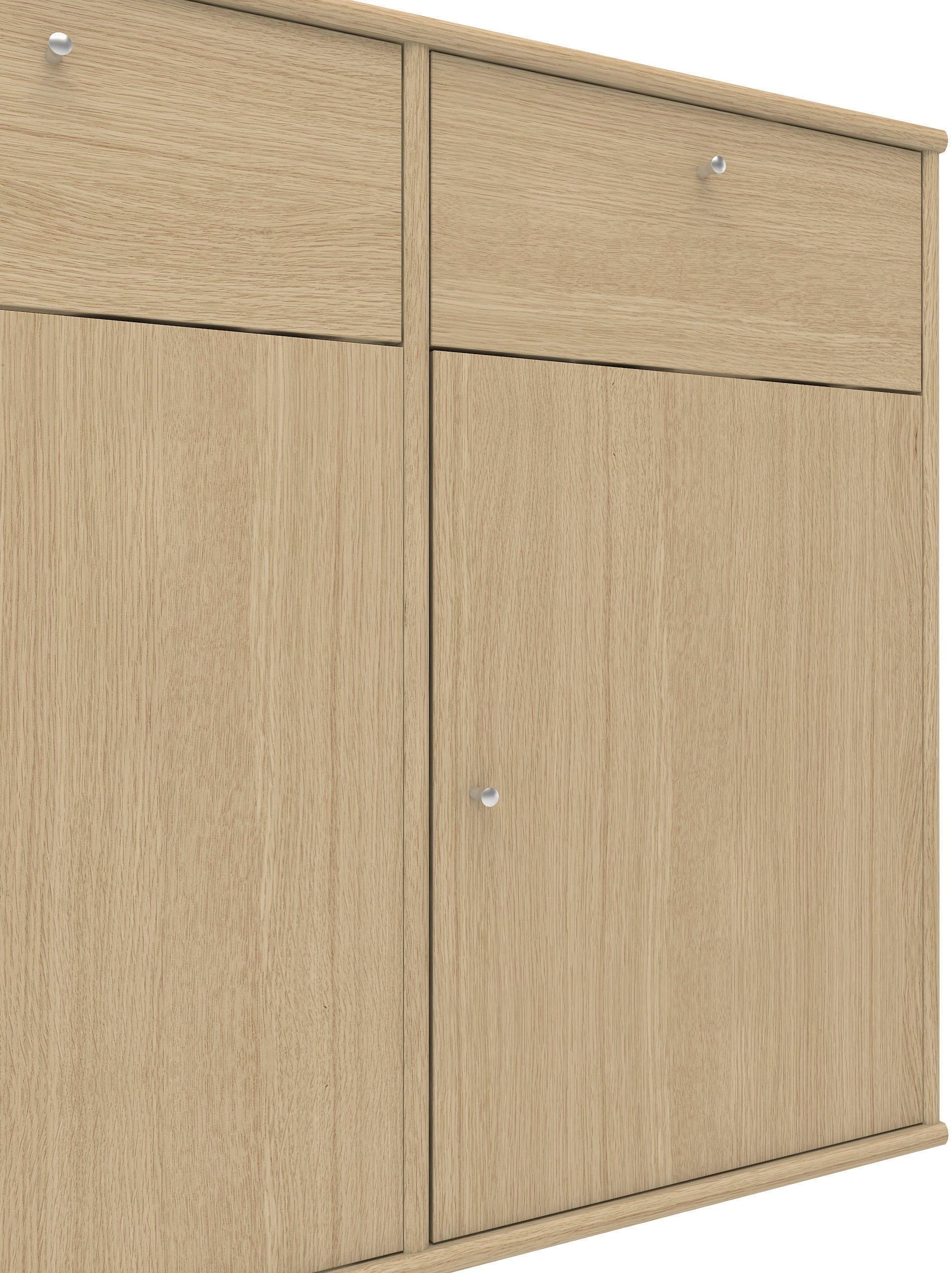 Hammel Furniture Sideboard »Mistral, Hochwertig Schrank, hängend/stehend montierbar«, mit Türen und Schubladen, B: 177 cm, anpassungsbar Designmöbel