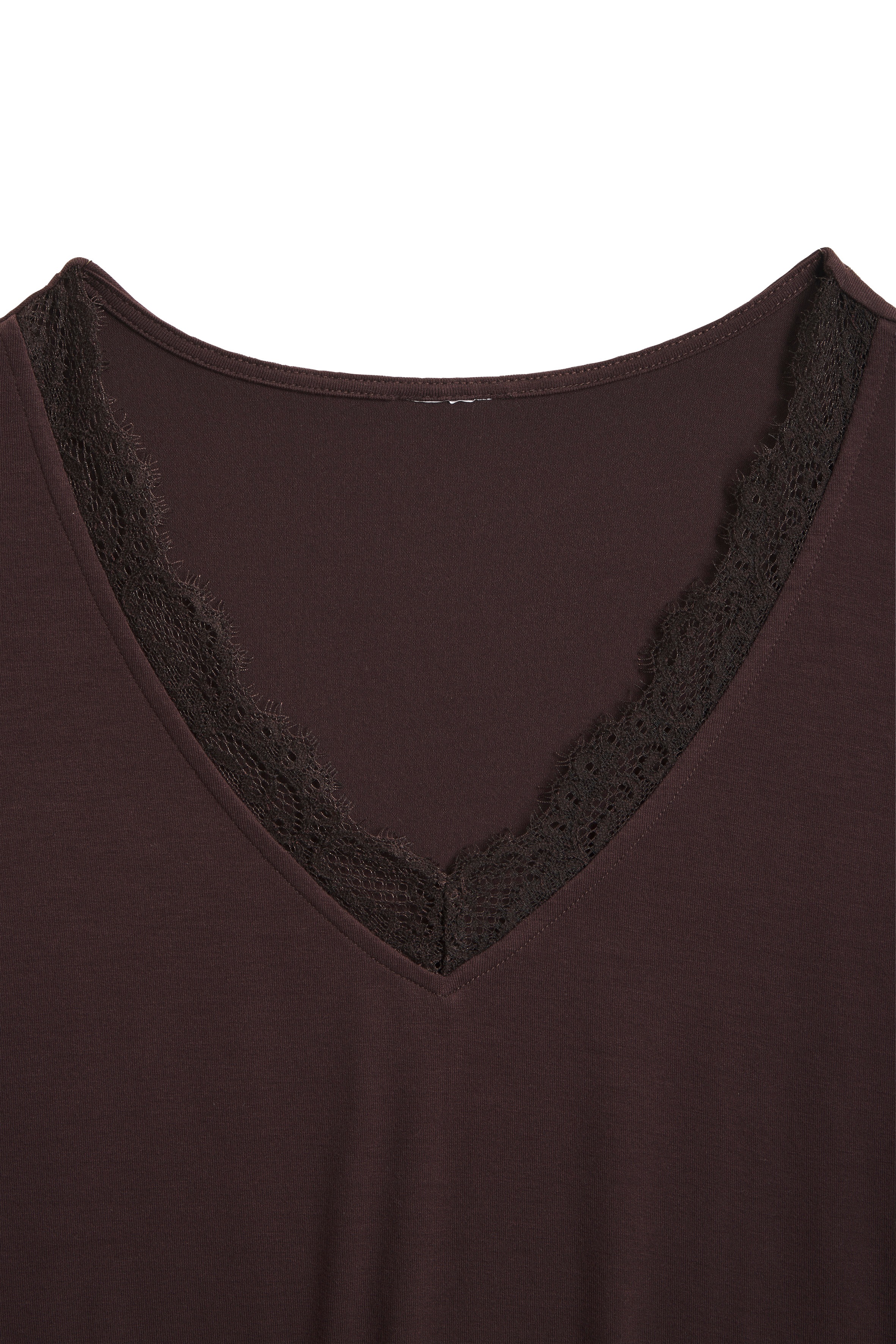 Thumbnail - LASCANA V-Shirt "mit Spitze" aus angenehmer Viskose-Qualität