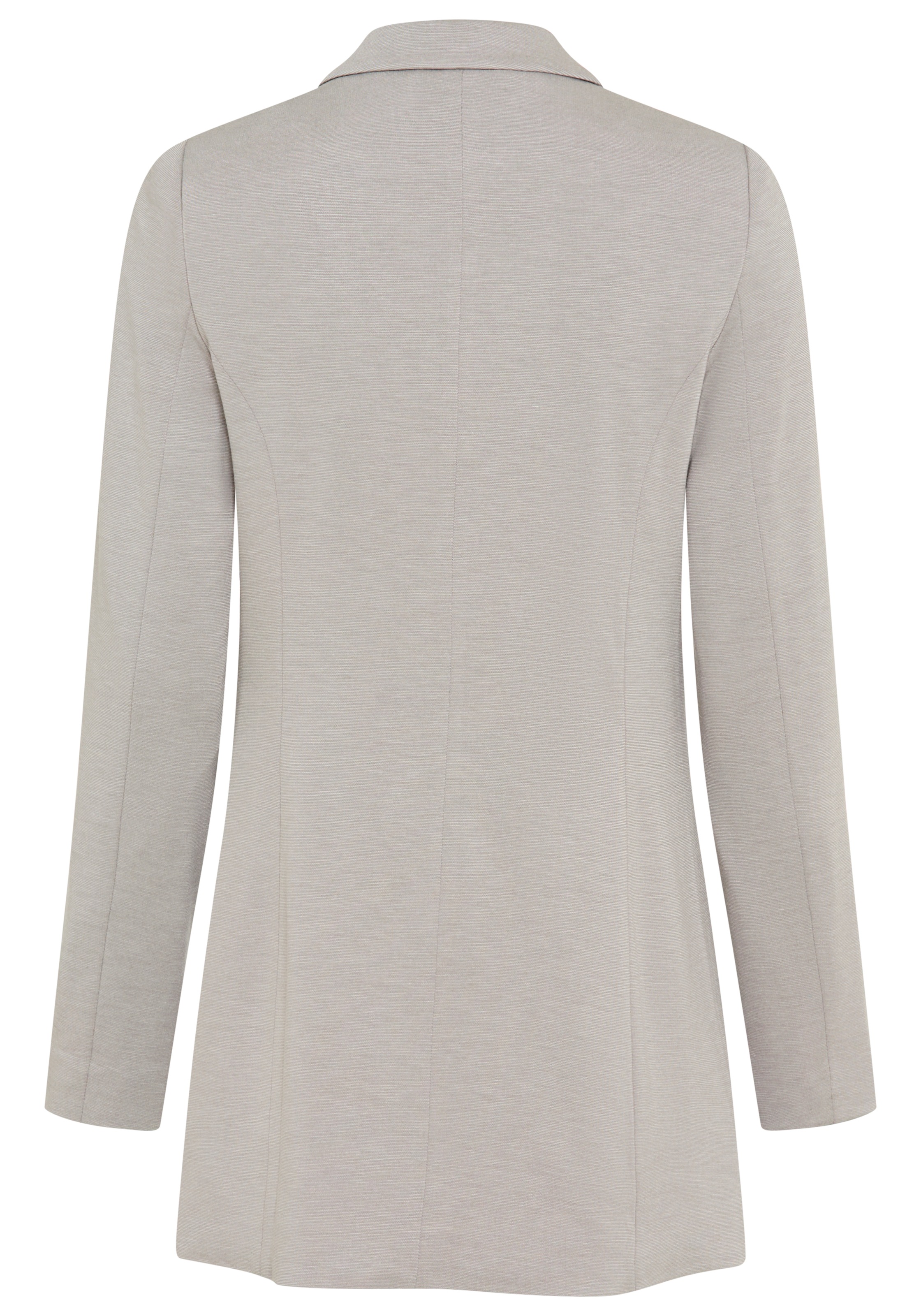 Laura Scott Sweatblazer melierte Optik, mit Reverskragen, 1-Knopf-Form, mit Pattentaschen
