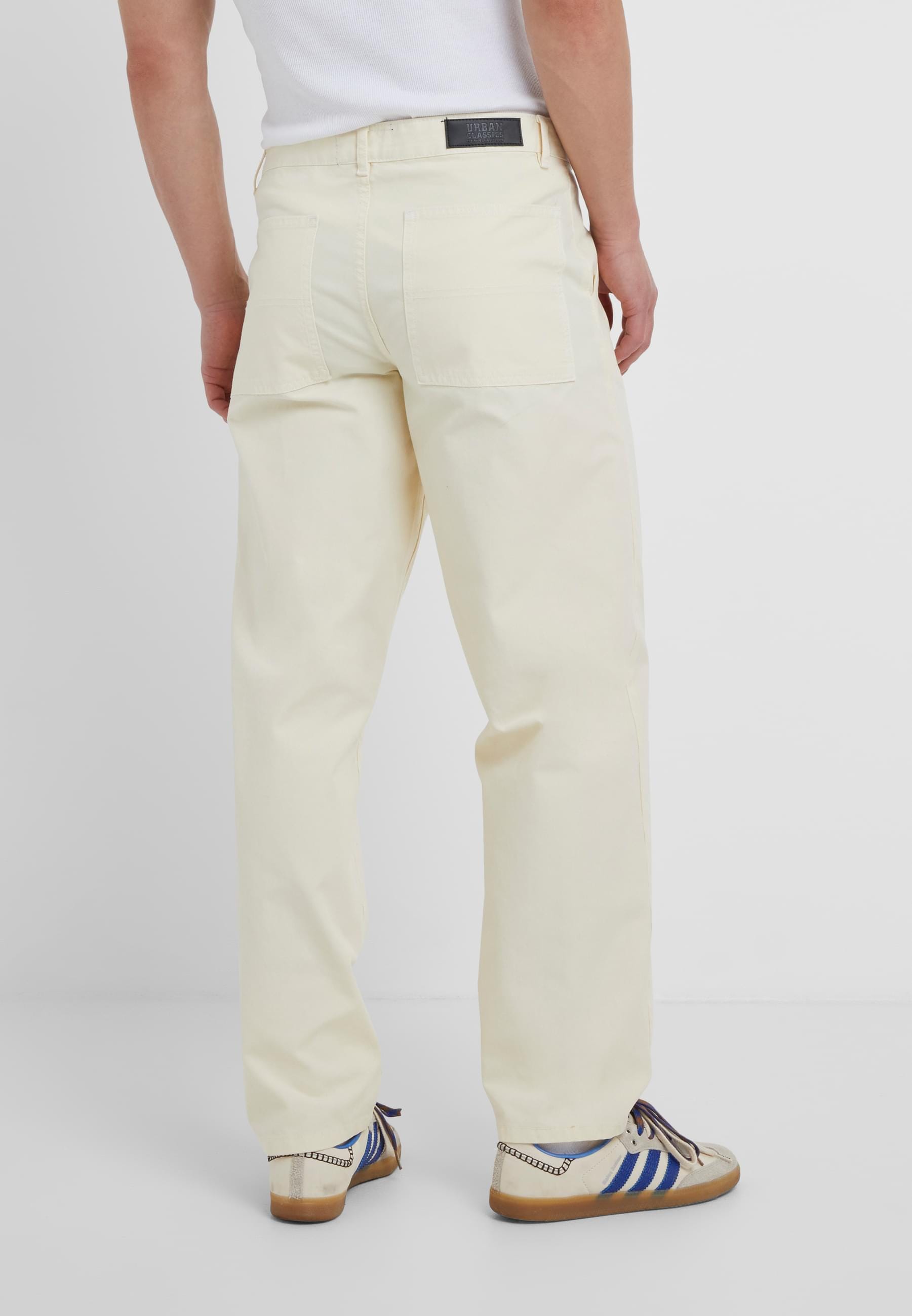 URBAN CLASSICS Stoffhose »Urban Classics Herren Canvas Pants«, (1 tlg.)