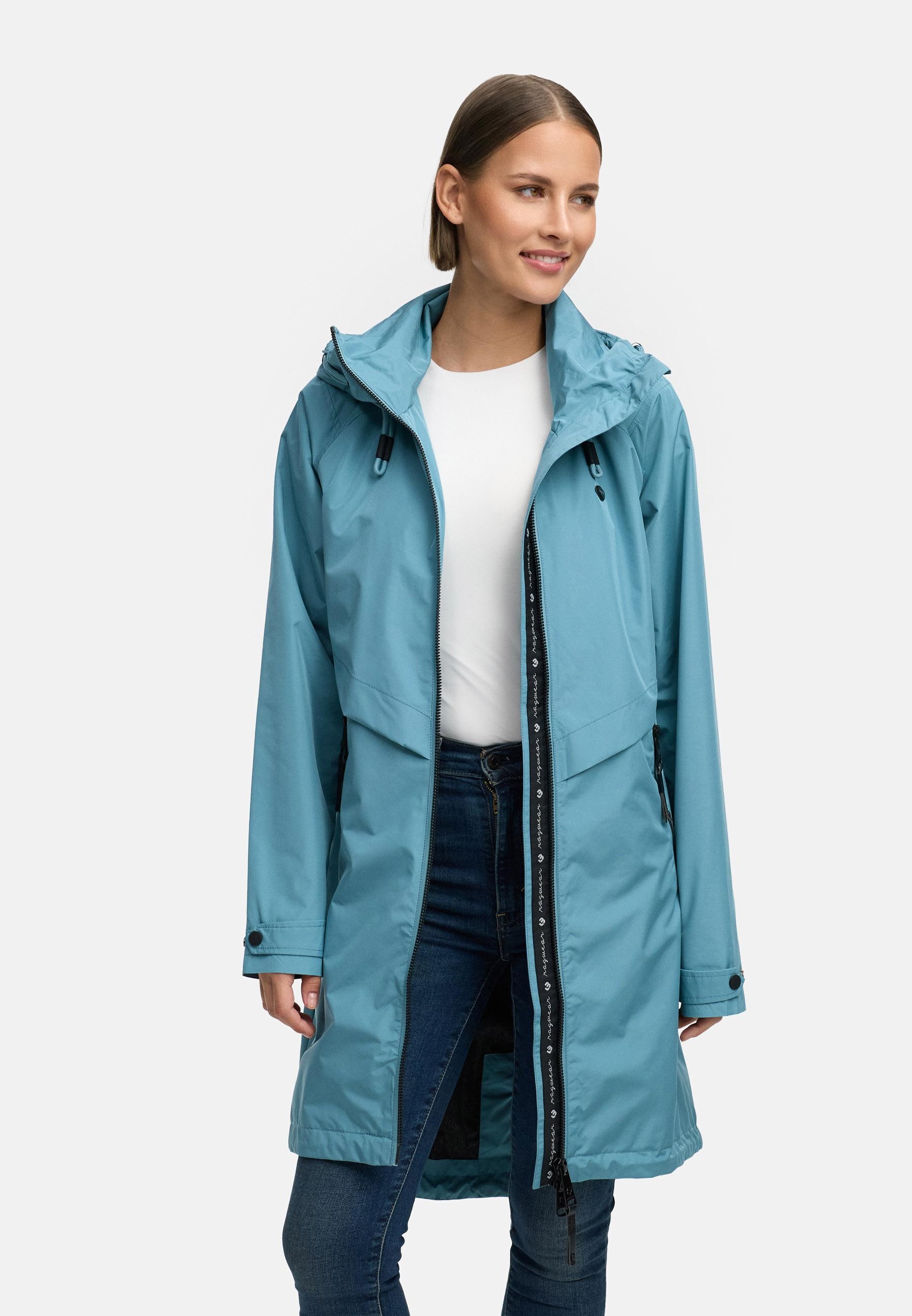Ragwear Jerseymantel »Frodik« Wasserdichter oversized Damen Parka für die Übergangszeit