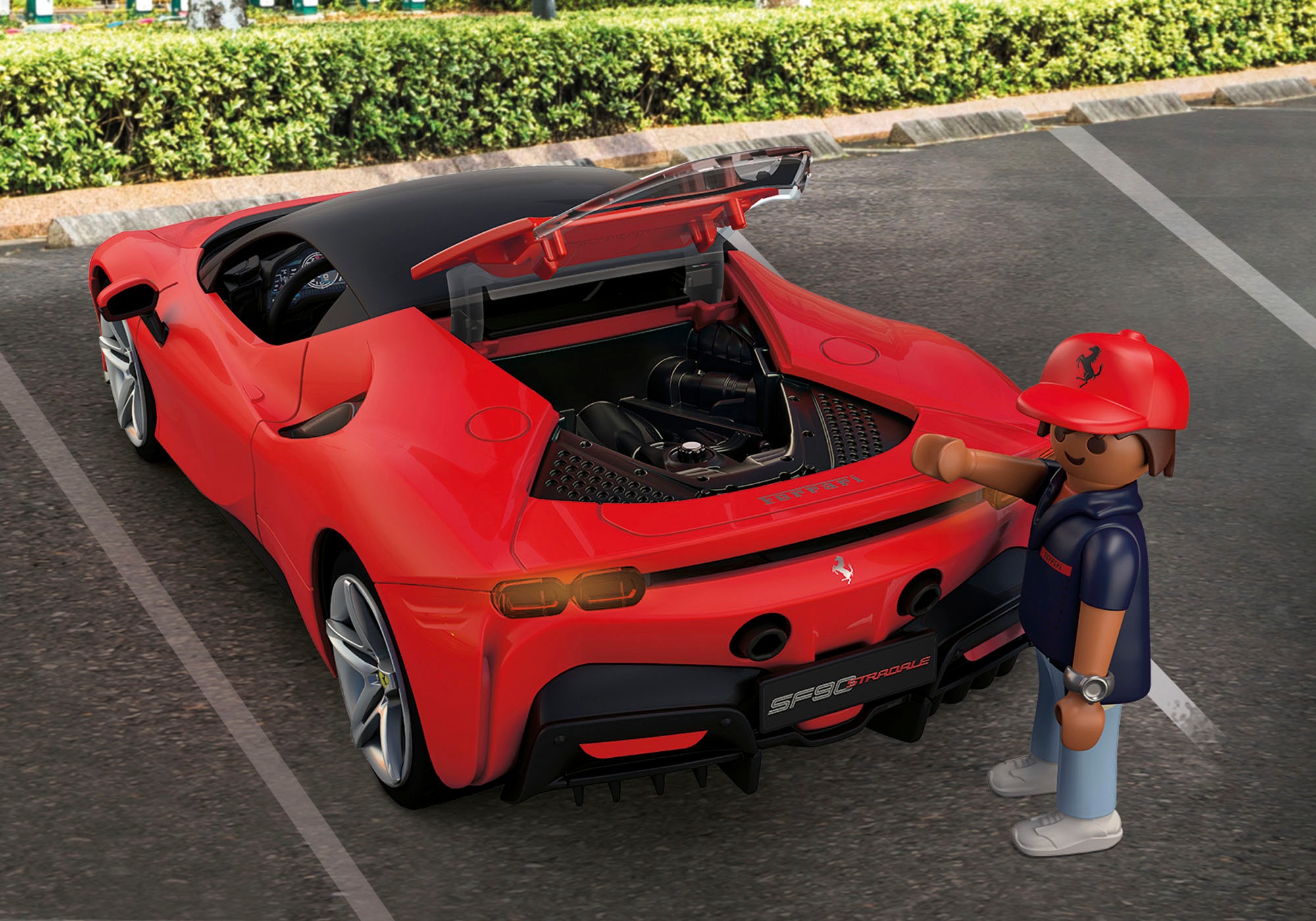 Playmobil® Konstruktions-Spielset »Ferrari SF90 Stradale (71020)«, (43 St.), mit Lichteffekten; Made in Germany