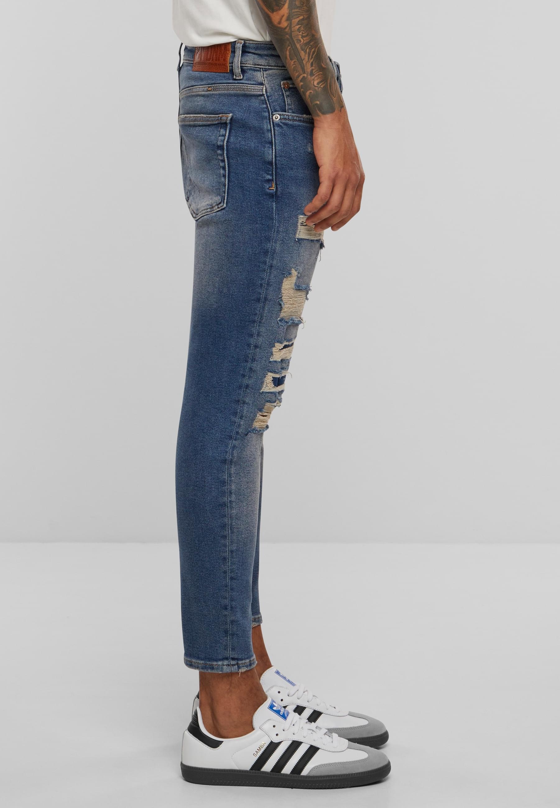 2Y Studios Bequeme Jeans »2Y Studios Herren 2Y Destroyed Skinny Cropped Denim«