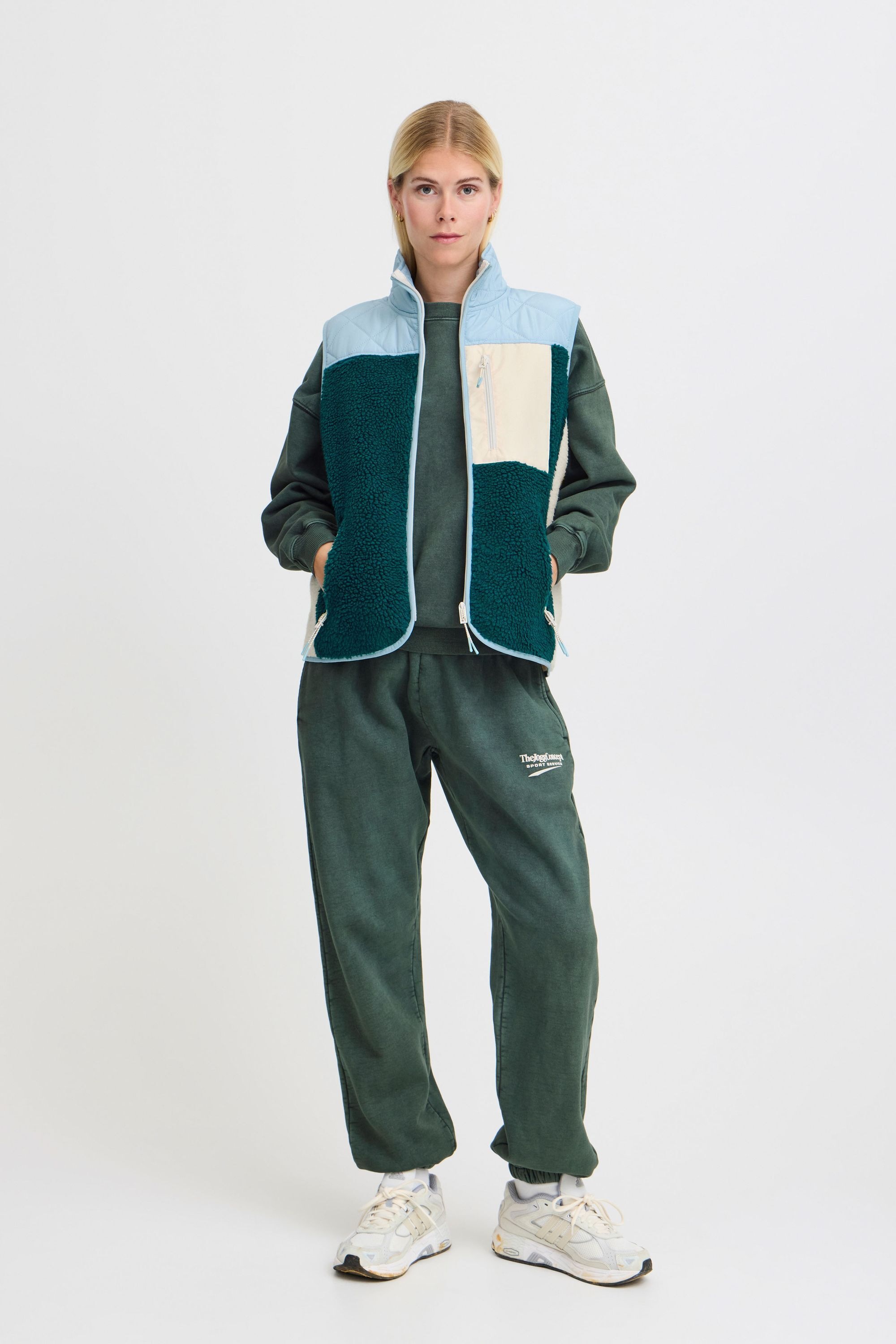 TheJoggConcept Fleeceweste »Fleeceweste JCBERRI WAISTCOAT 6«, (1 tlg.)