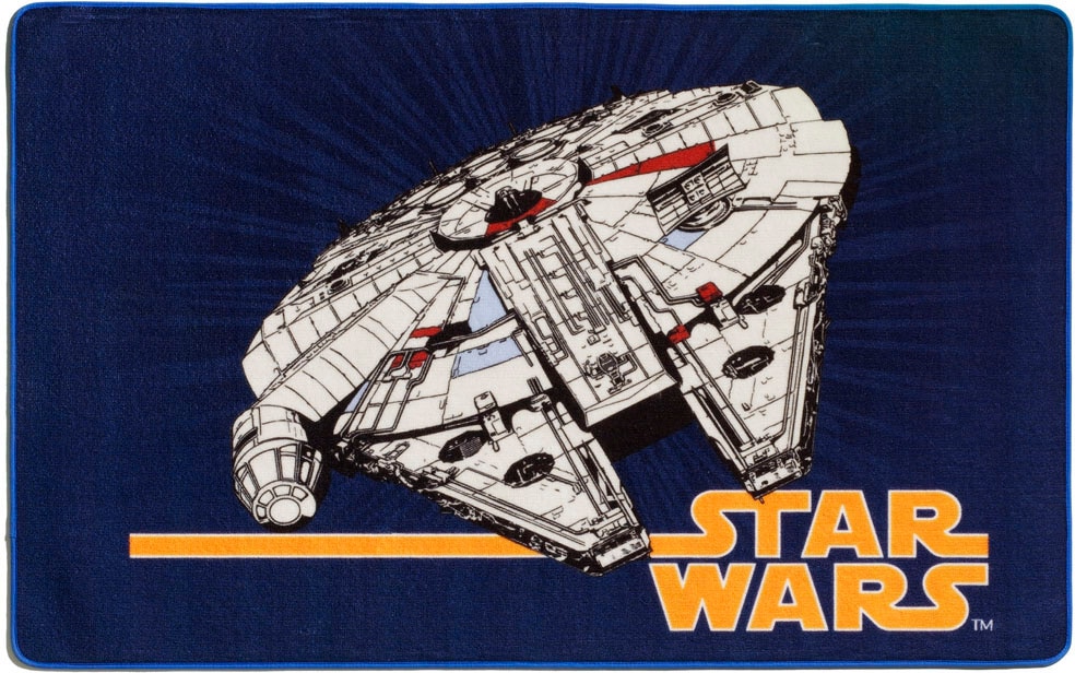 Star Wars Kinderteppich "SW-74", rechteckig, Motiv Millennium Falke, Kinderzimmer