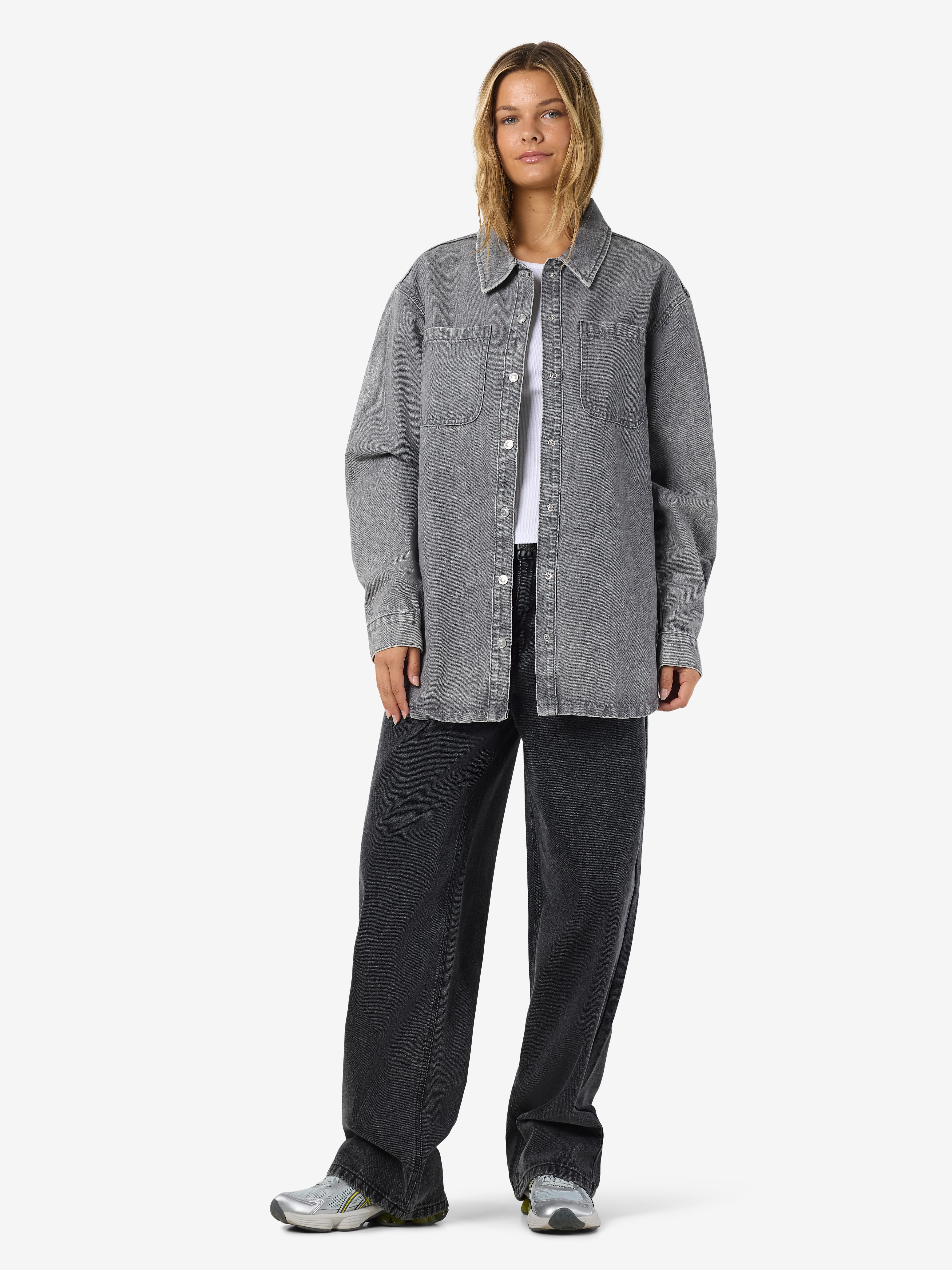 Thumbnail - Noisy may Jeansjacke "NMALVA L/S DNM SHACKET AZ450MG NOOS"