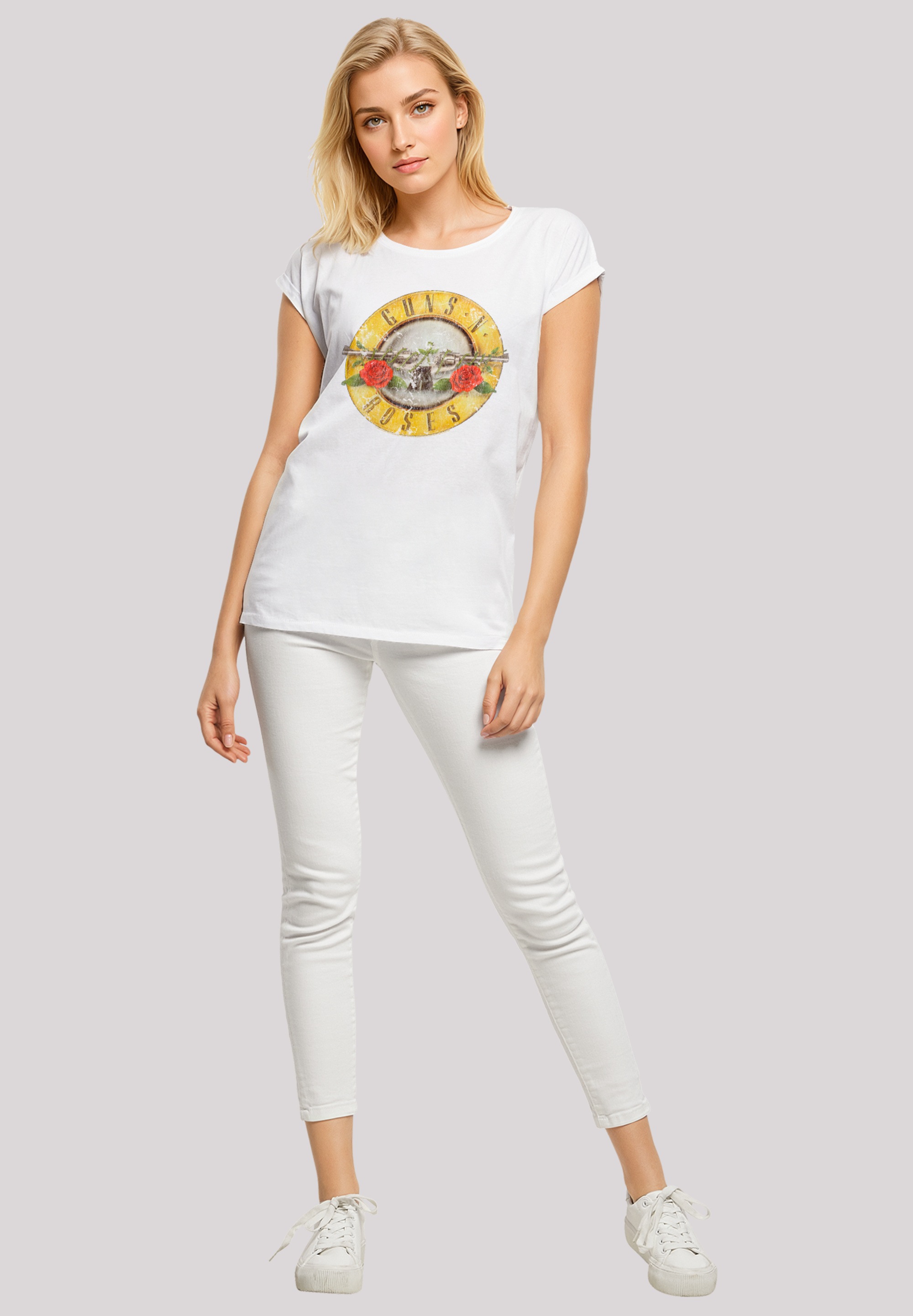 F4NT4STIC T-Shirt »Guns 'n' Roses Vintage Logo Rock Music Band« Premium Qualität