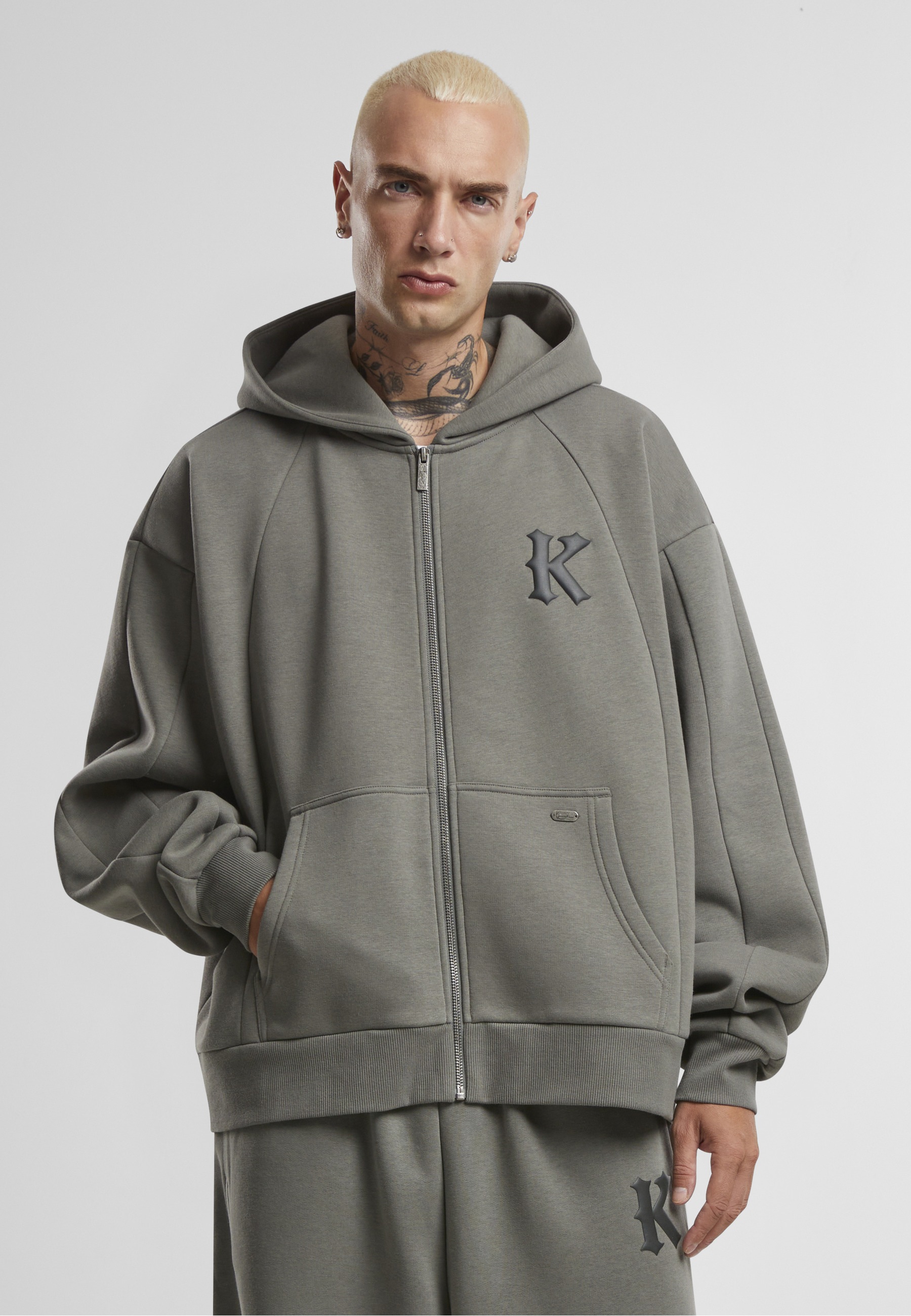 Thumbnail - Karl Kani Kapuzenpullover "Karl Kani KK Boxy Full Zip Hoodie" 1