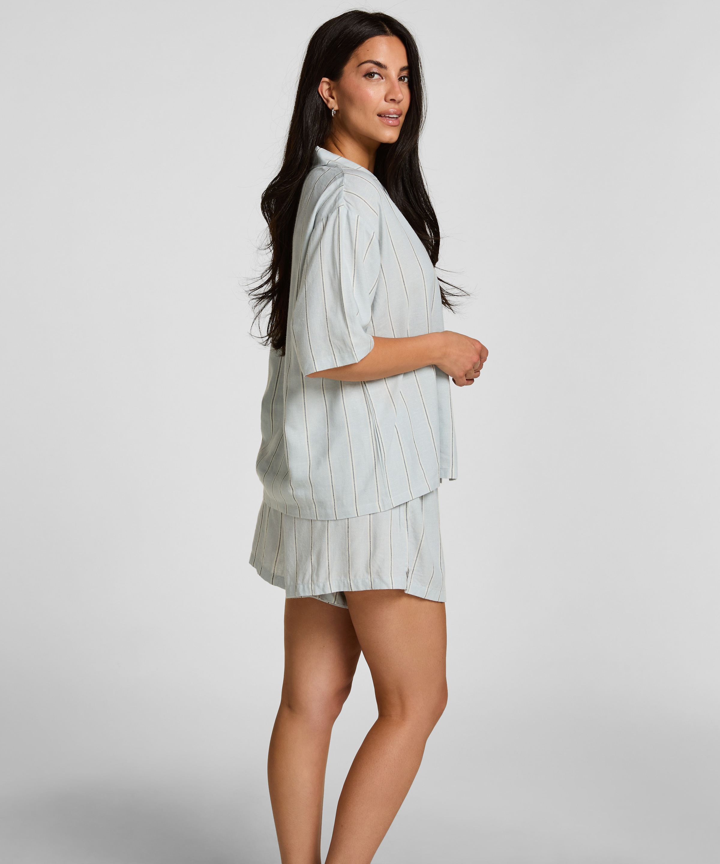 Hunkemöller Pyjama »Leinen-Shorts«
