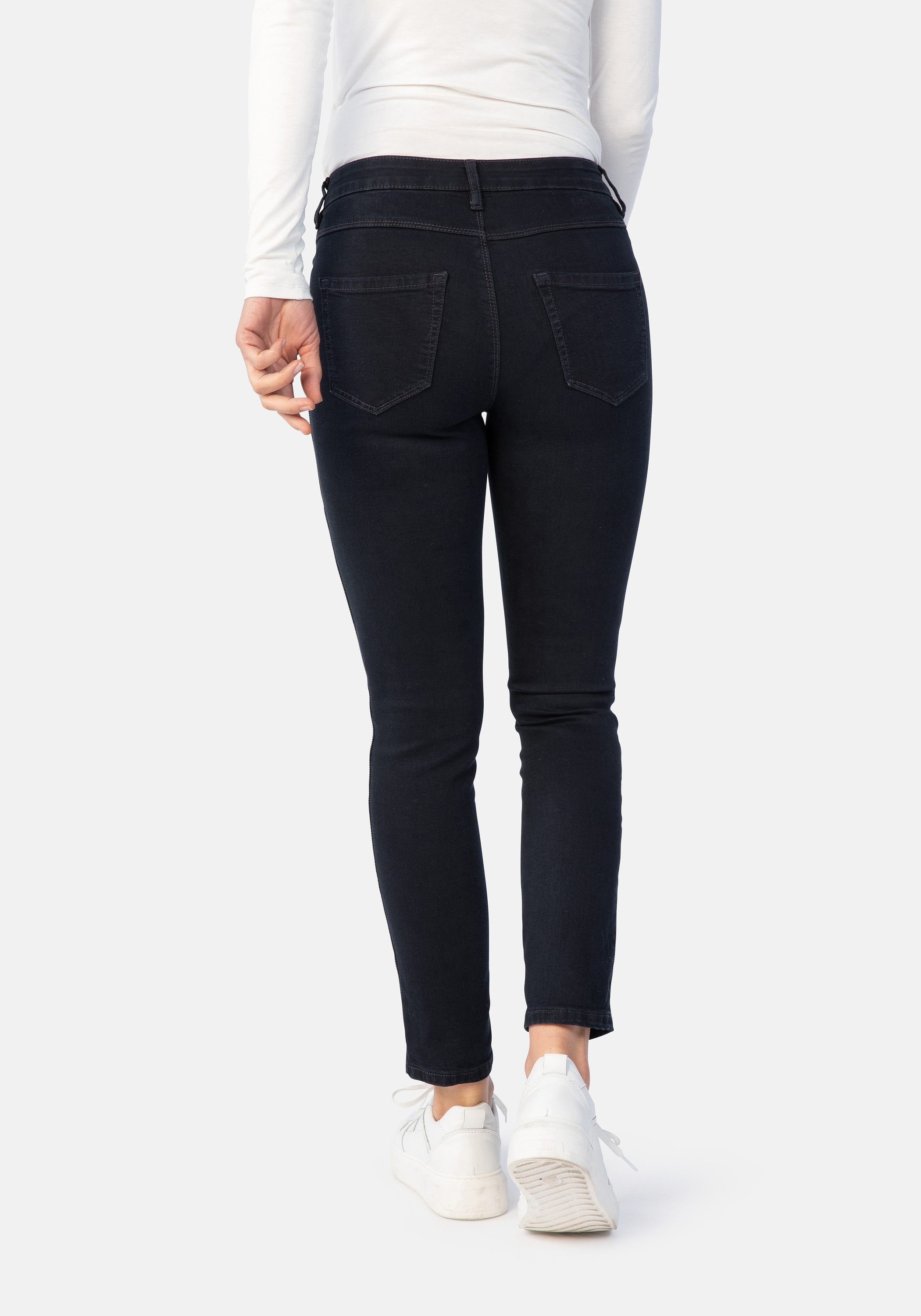 STOOKER WOMEN 5-Pocket-Jeans »Galon Slim Fit Florenz«, Slim Fit Casual Clean Wash Denim Jeans für Damen