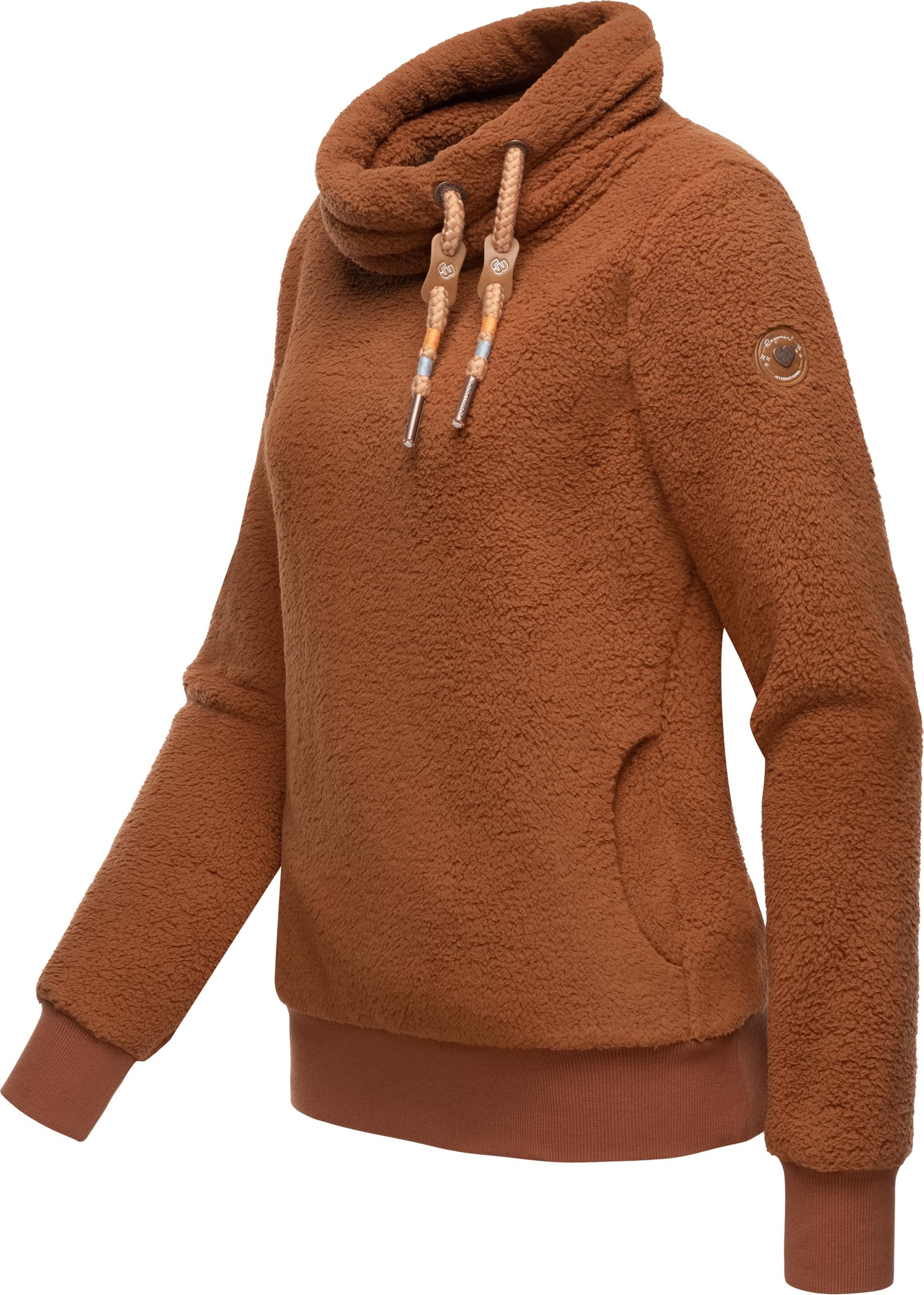 Ragwear Fleecepullover »Menny«, modischer Pullover aus Teddyfleece mit Schlauchkragen