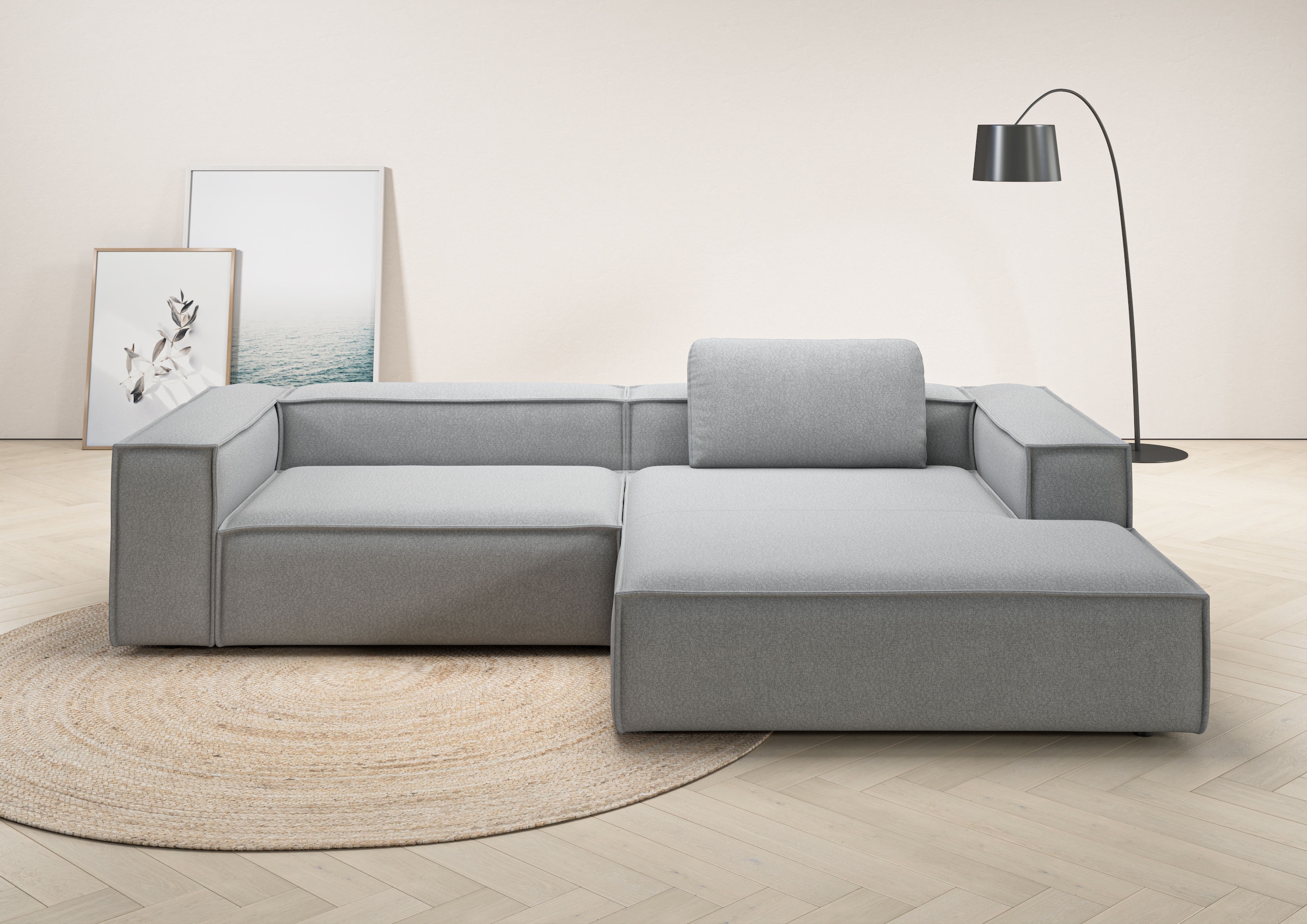 Places of Style Ecksofa "Watertown, modernes XXL L-Form, 306 cm breit", Gro günstig online kaufen