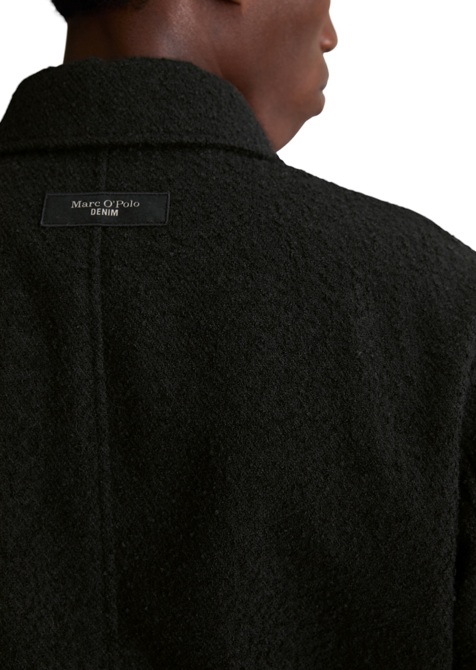 Marc O'Polo DENIM Wolljacke regular aus weichem Bouclé mit Recycling-Anteil