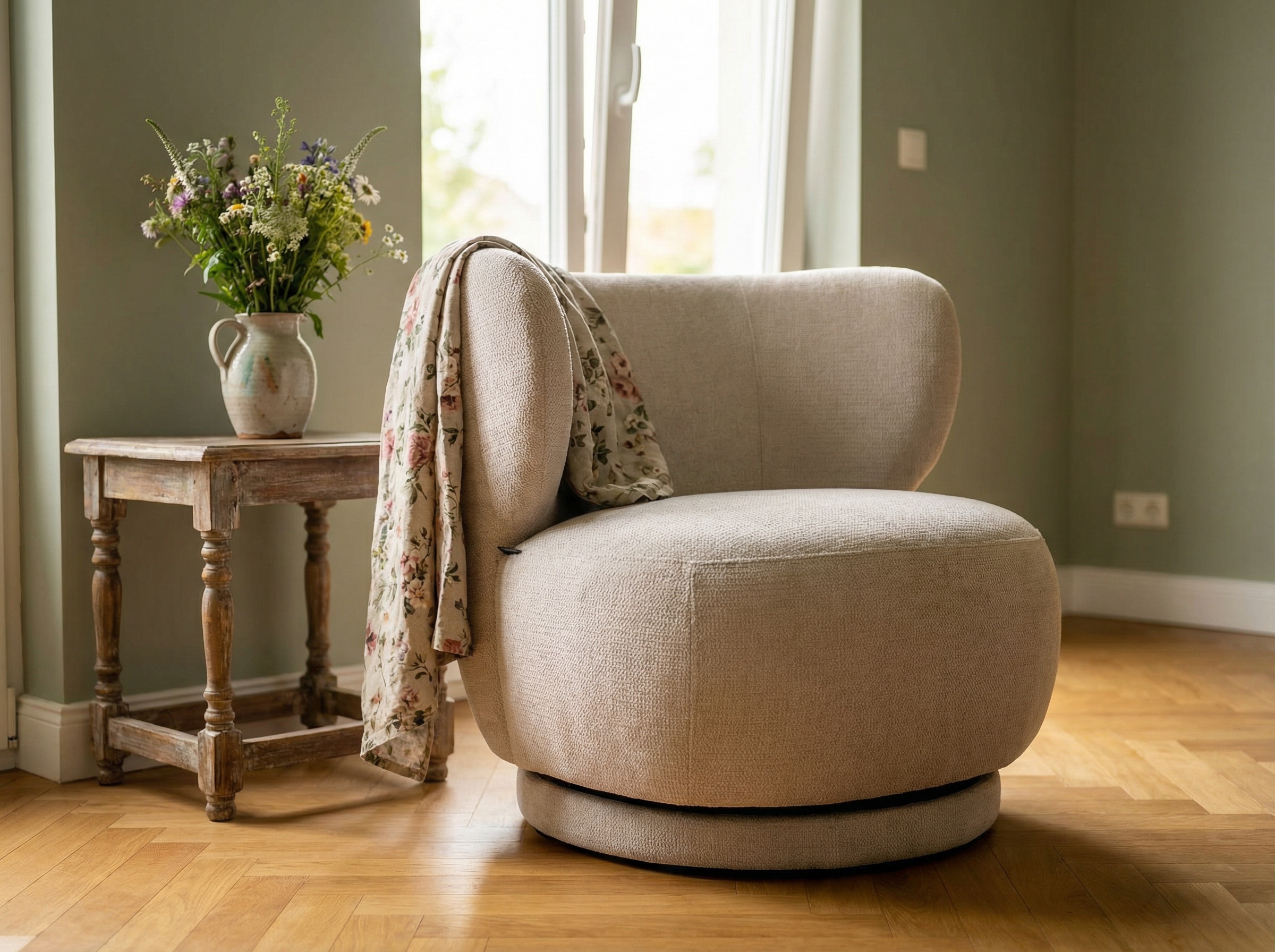 Home affaire Drehsessel "ANNELIN, Loungesessel, Clubsessel" 360 drehbar, St günstig online kaufen