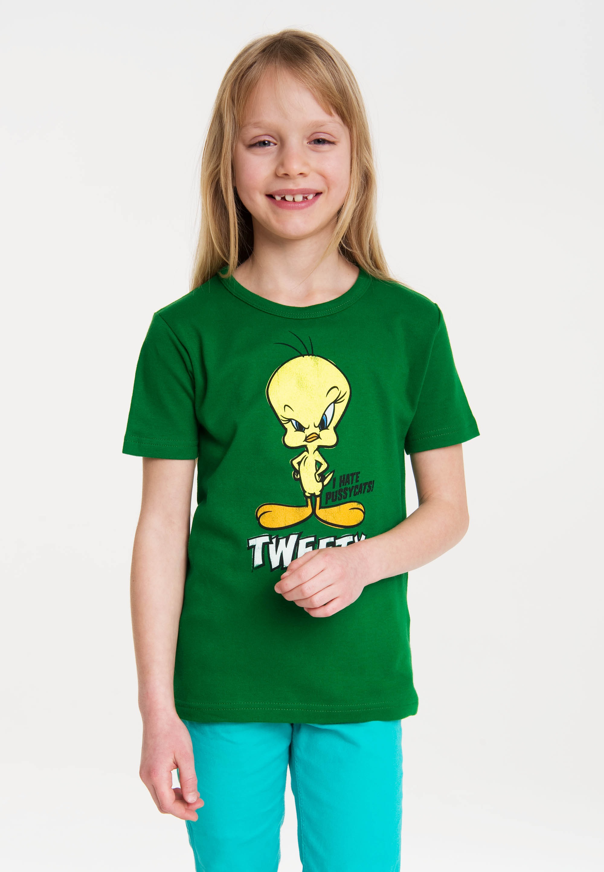 LOGOSHIRT T-Shirt Print für »Looney Tweety«, niedlichem | - BAUR mit Tunes ▷