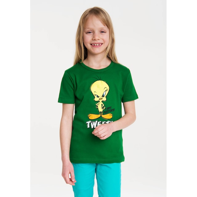 LOGOSHIRT T-Shirt »Looney Tunes - Tweety«, mit niedlichem Print ▷ für | BAUR