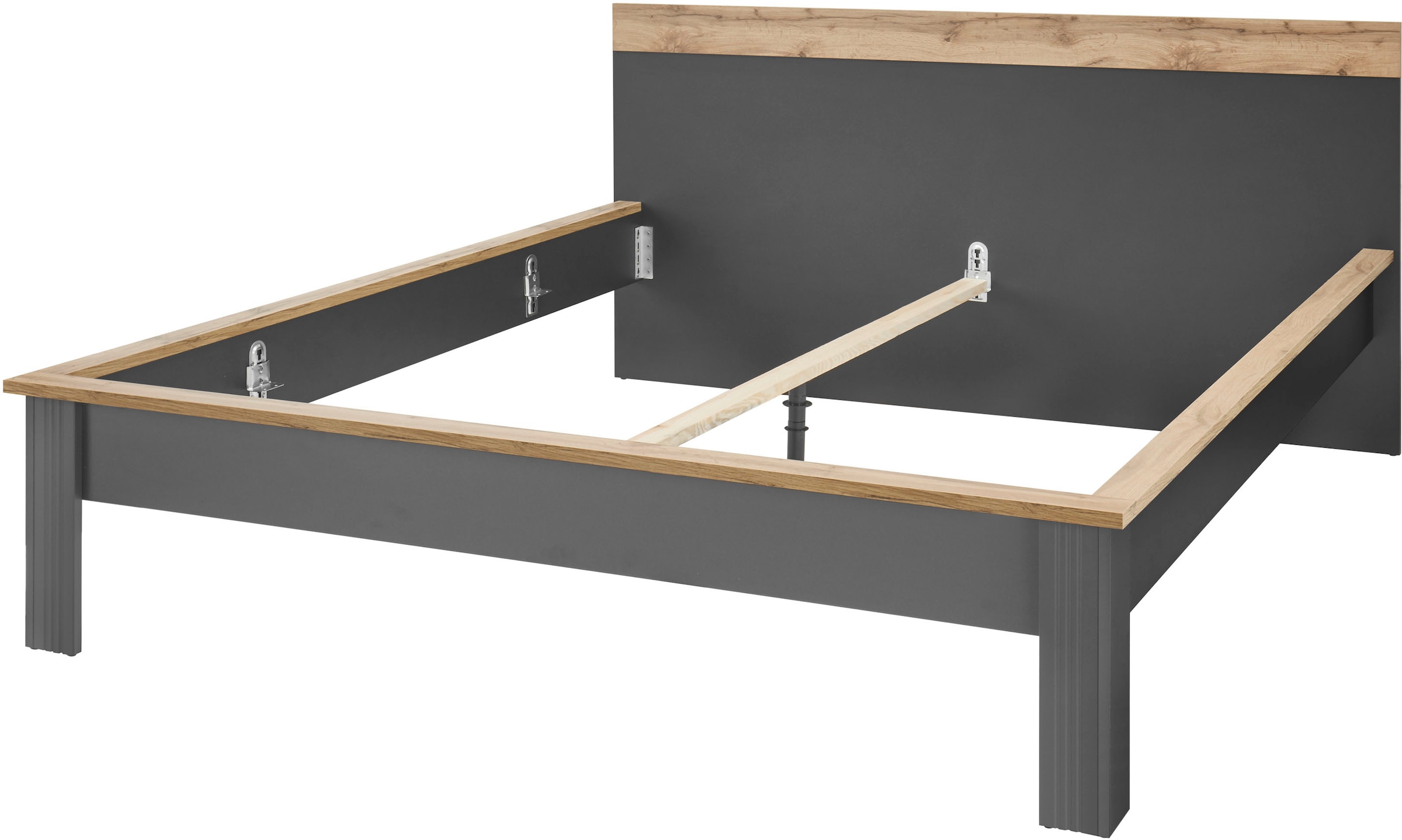 Home affaire Schlafzimmer-Set »Westminster«, Bett Liegefläche 180/200cm und 2 Nachtkommoden