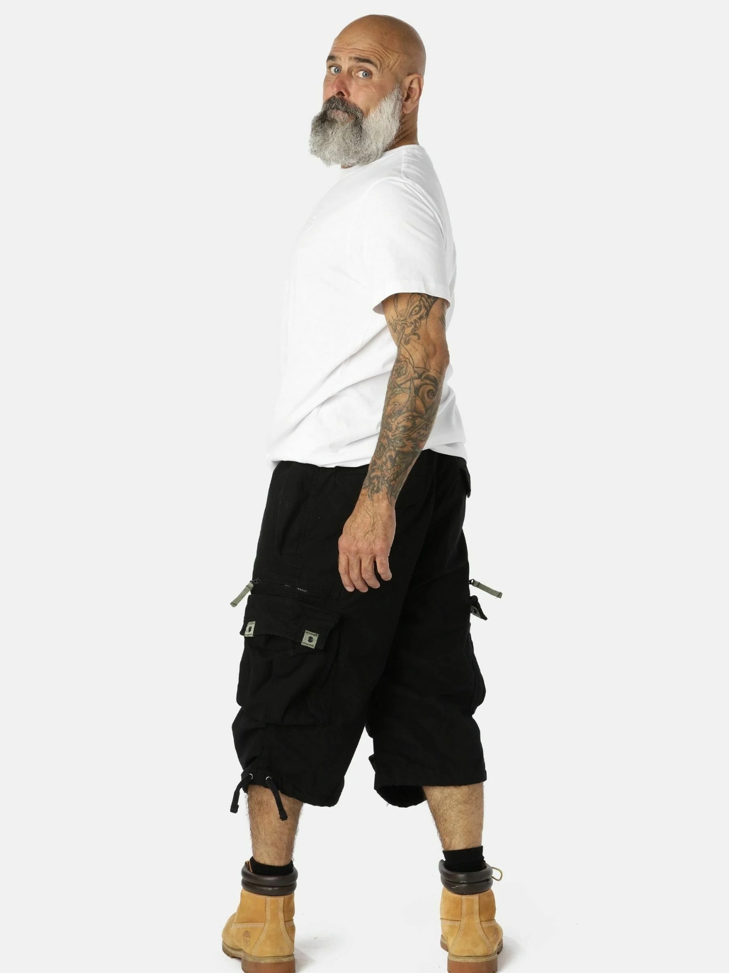 Molecule Shorts »Molecule Cargo Shorts 3/4 BAGGY«