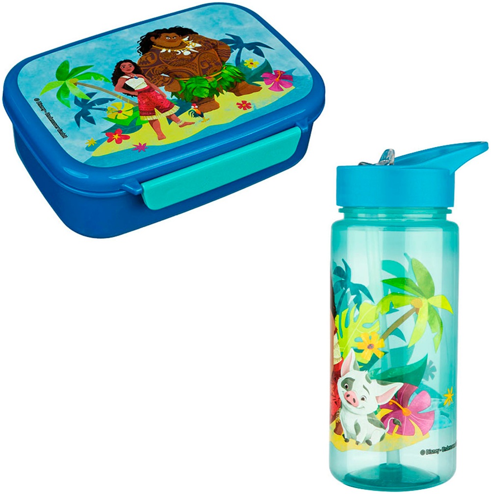 Scooli Lunchbox "Brotzeitdose + Trinkflasche, Vaiana" 2 tlg. mit Trinkflasc günstig online kaufen