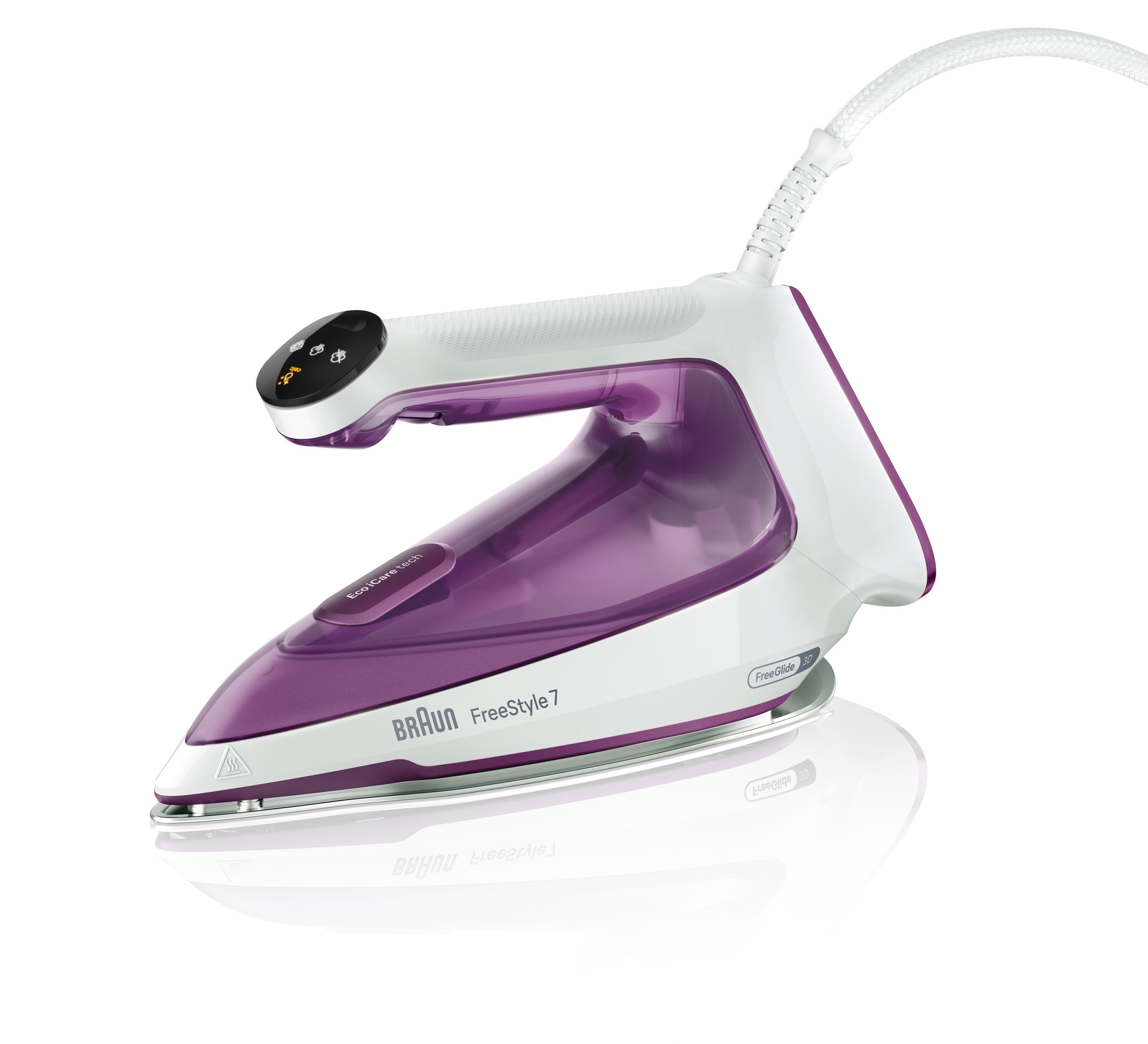 BRAUN Dampfbügeleisen "FreeStyle FI 7215 VI", violett, B:13,5cm H:15cm T:30cm, Bügeleisen, Dampfbügeleisen - Einheitsgröße