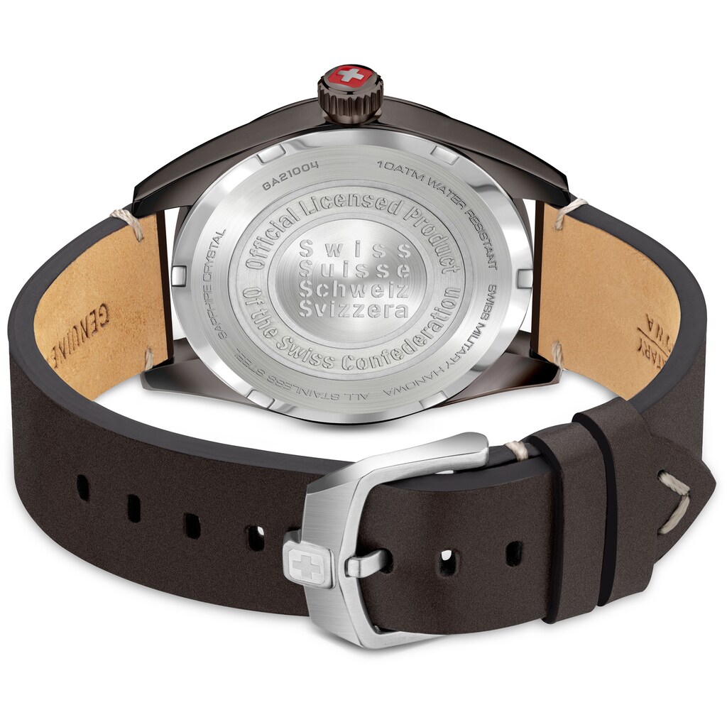 Swiss Military Hanowa Schweizer Uhr »FALCON, SMWGA2100440«, Quarzuhr, Armbanduhr, Herrenuhr, Swiss Made, Saphirglas