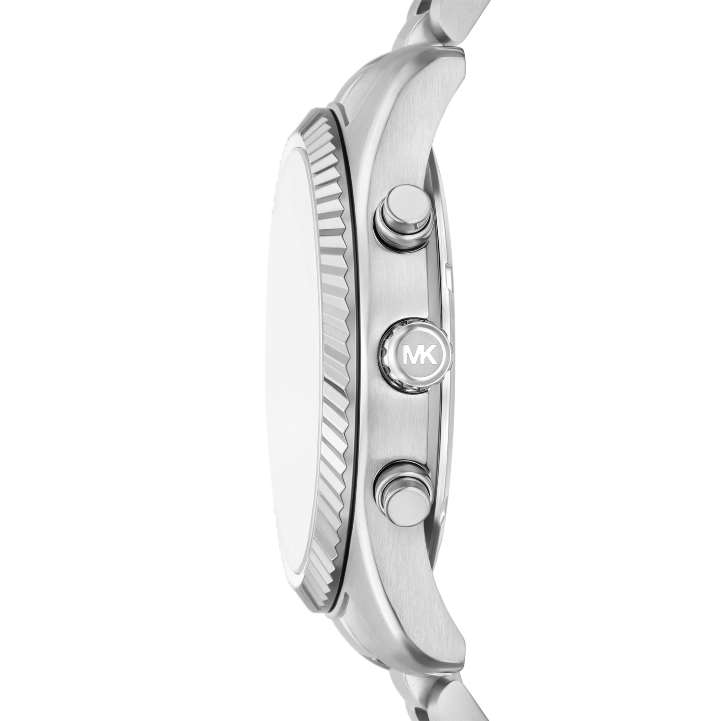 MICHAEL KORS Chronograph »Lexington« Quarzuhr, Armbanduhr, Edelstahlarmband, analog, Tag, Stoppfunktion