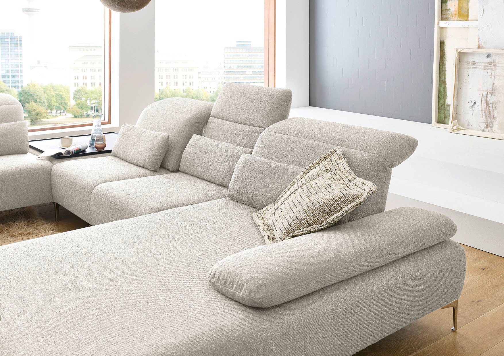 Home affaire Dekokissen "Liora, Nierenkissen medium, Breite 65 cm" passend günstig online kaufen