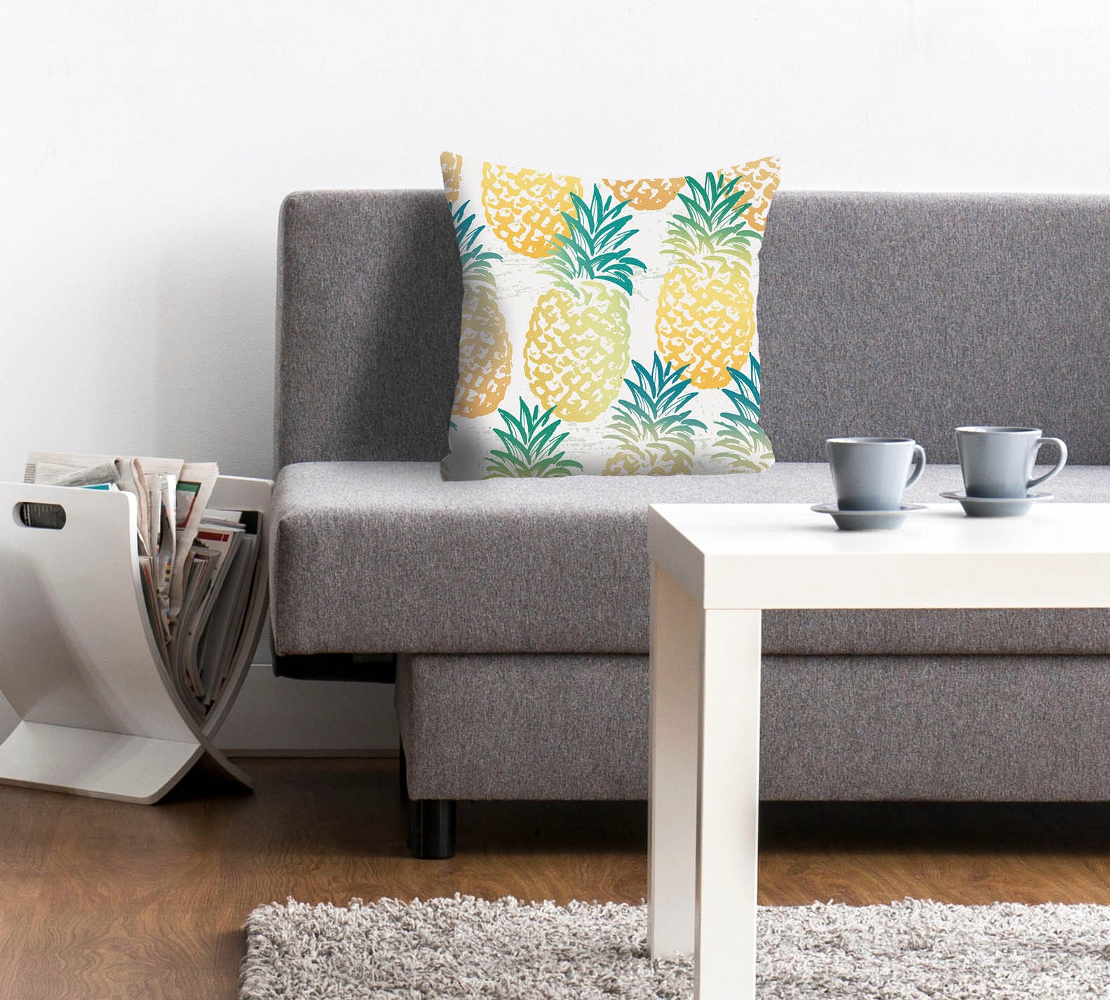 queence Dekokissen "Janni" mit Ananas, Kissenhülle ohne Füllung, 1 Stück günstig online kaufen