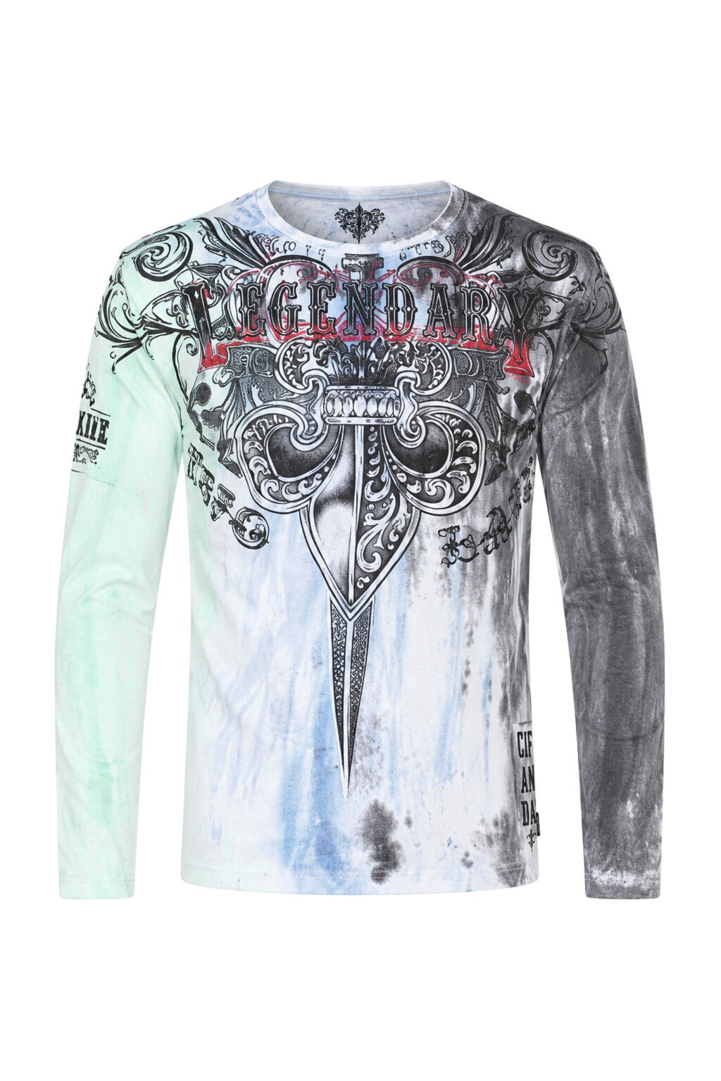 Cipo & Baxx T-Shirt »Sweatshirts« mit Ornament-Print