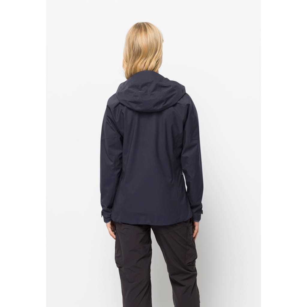 Jack Wolfskin Outdoorjacke »KAMMWEG 2L JKT W«, mit Kapuze