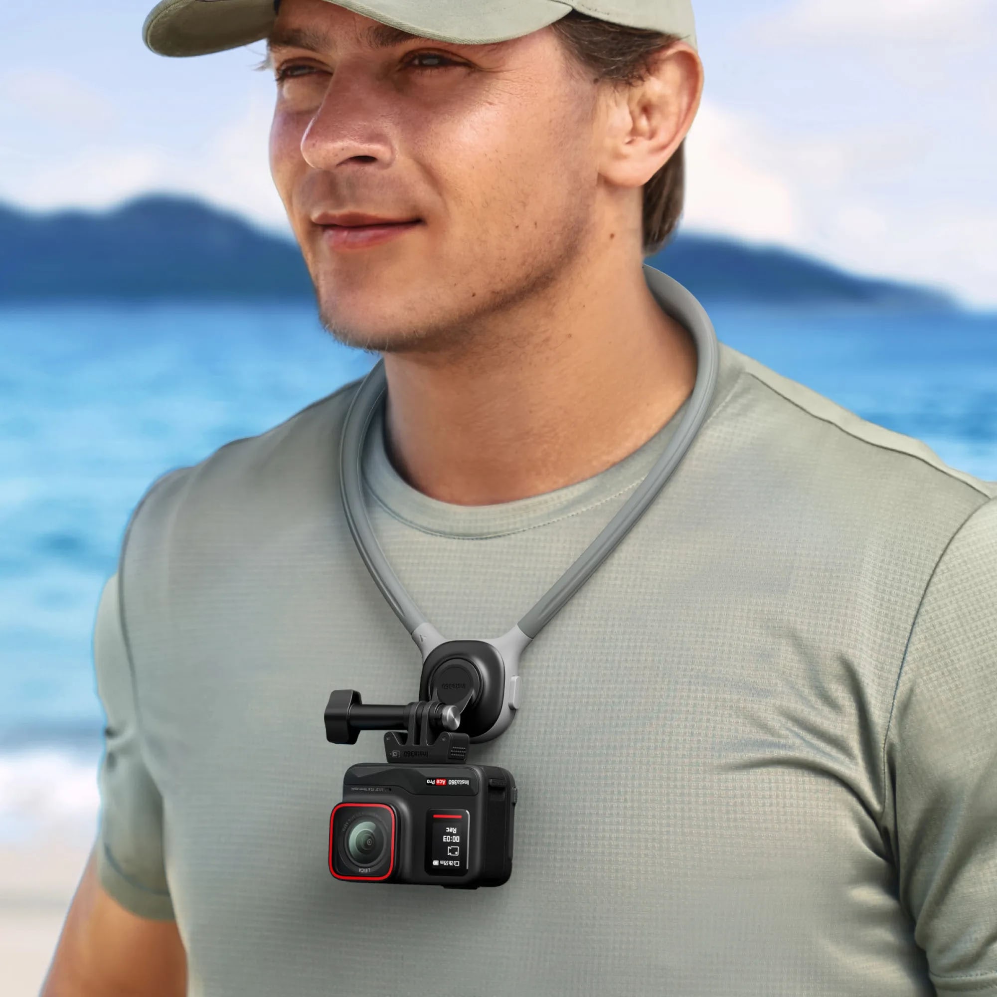 Insta360 Action Cam-Halterung »Neck Mount (GO 3S, X4, AcePro, Ace, GO 3, X3, ONE RS Twin/4K, ONE X2)«