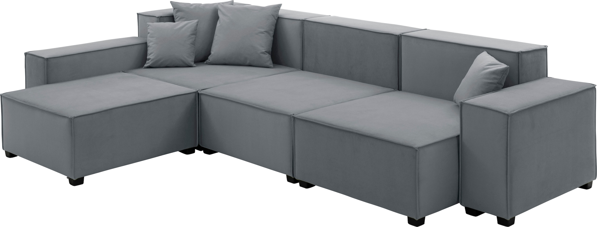 Max Winzer® Wohnlandschaft »MOVE«, (Set), Sofa-Set 04 aus 10 Sitzelementen, inklusive 4 Zierkissen, kombinierbar