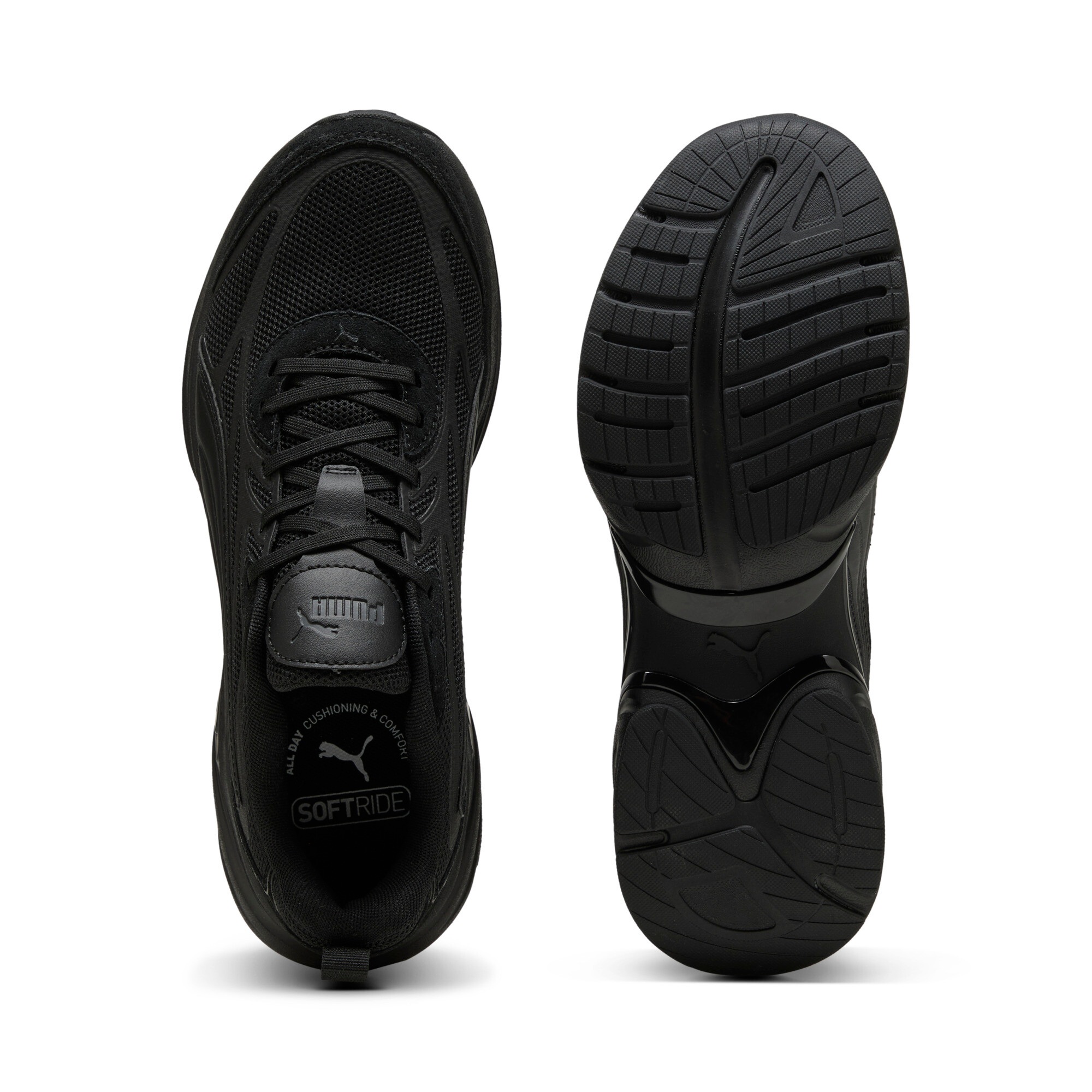 Puma Softride Escalate Sneaker Black Gray 43 3