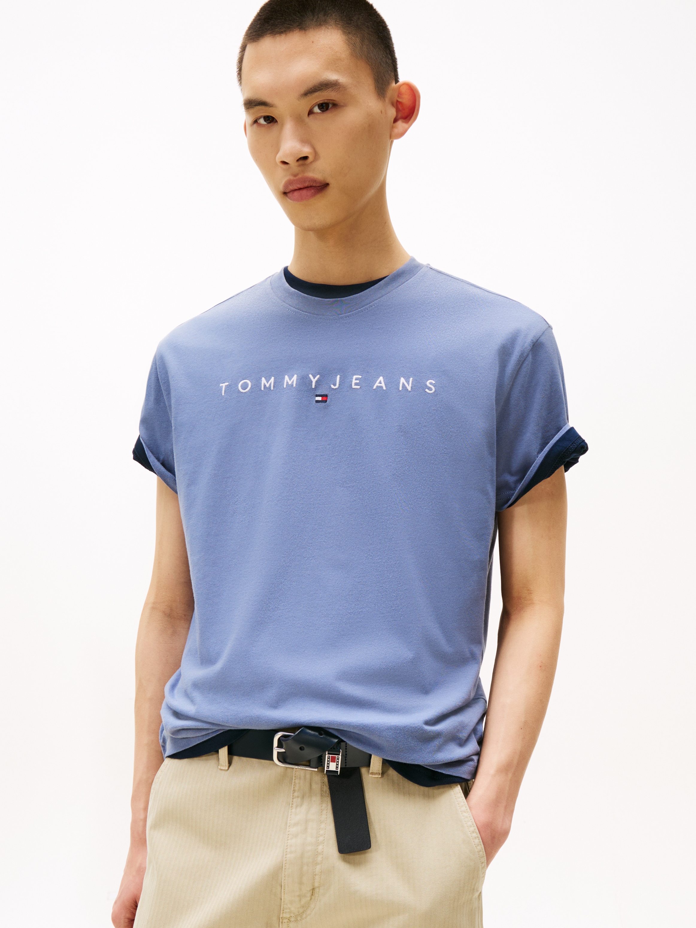 Tommy Jeans T-Shirt "TJM REG LINEAR LOGO TEE EXT" günstig online kaufen