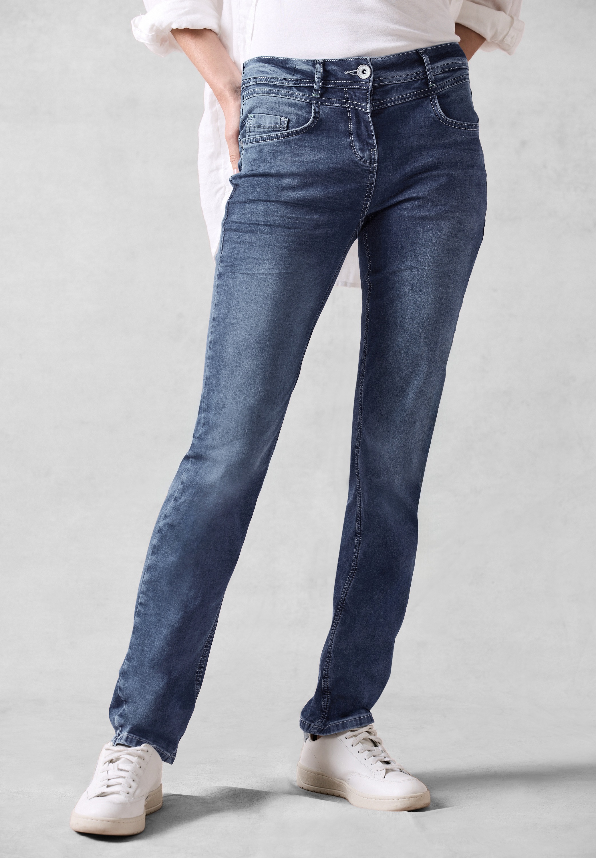 Cecil Slim-fit-Jeans, 5-Pocket-Style