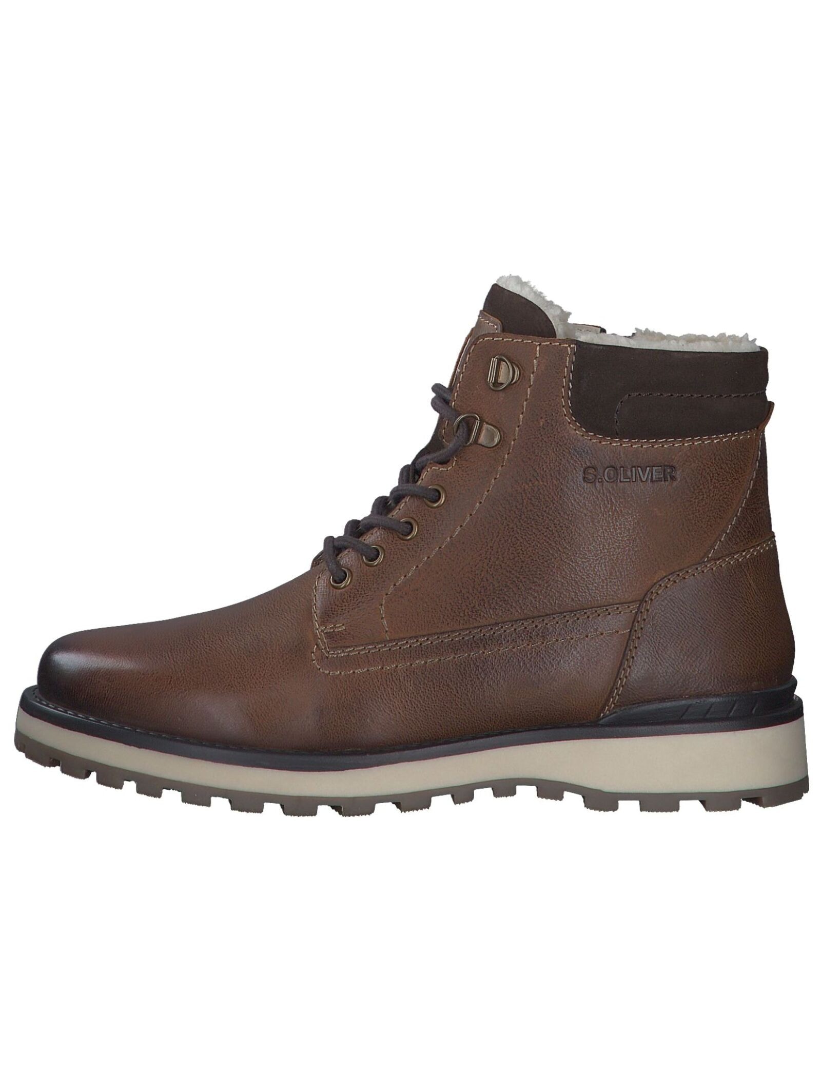 s.Oliver Schnürstiefelette »s.Oliver Stiefelette Glattleder«