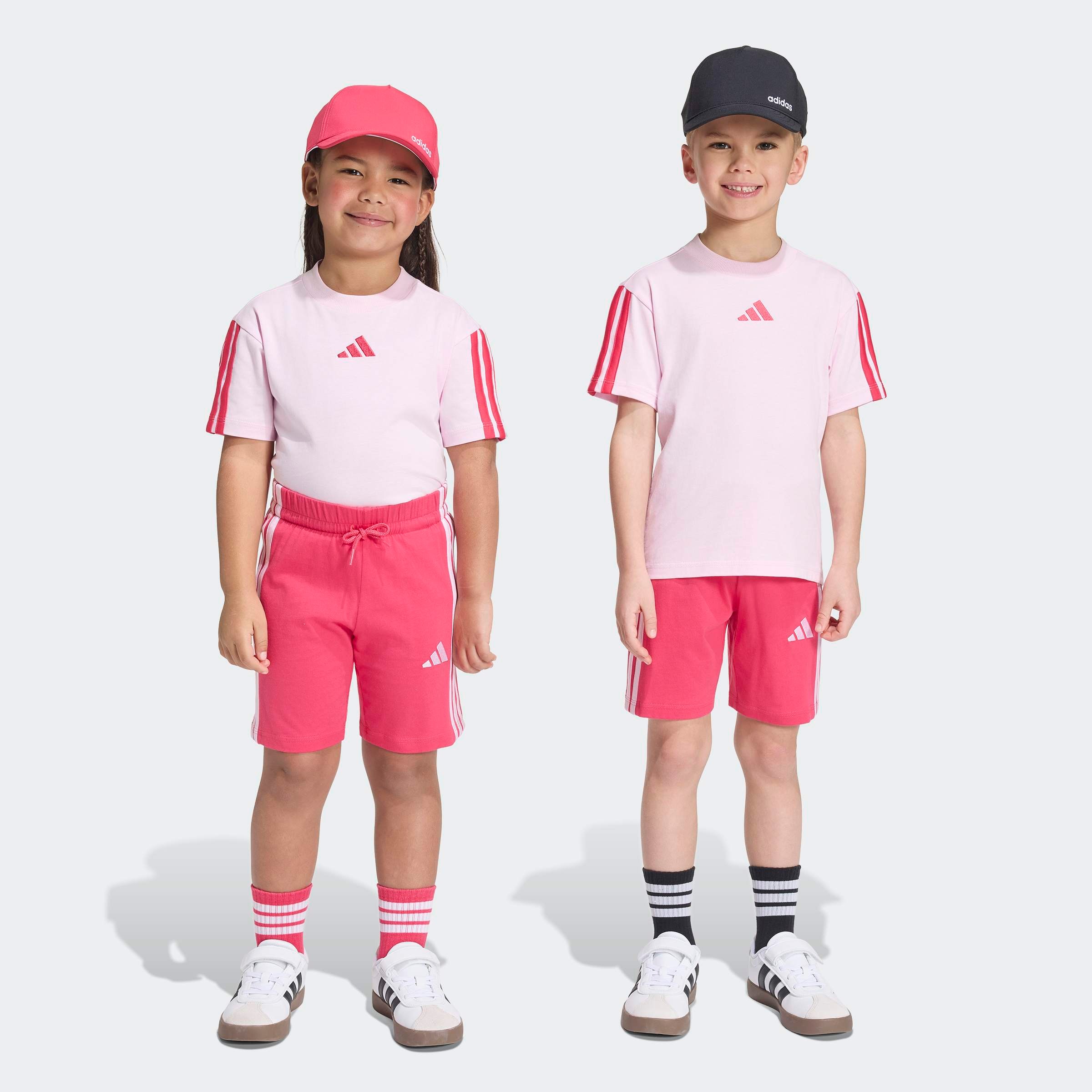 adidas Sportswear Trainingsanzug »LK 3S T-SET 160« 2 für Kinder, mit 2 Teilen, aus Baumwolle