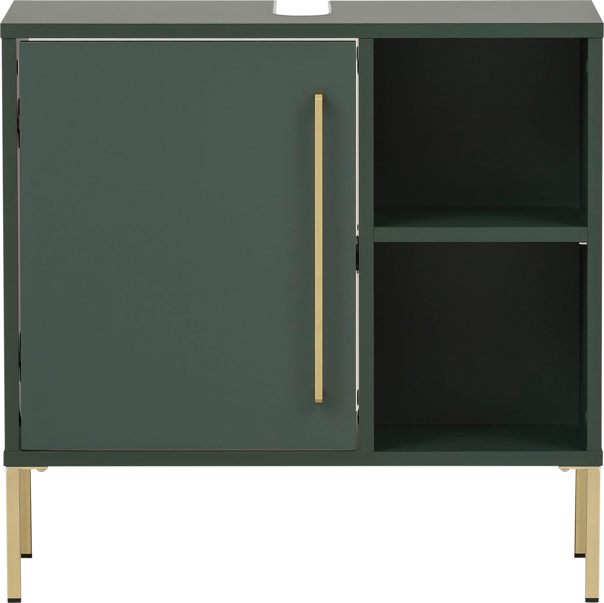welltime Waschbeckenunterschrank "Kent, Waschbeckenunterschrank, Made in Germany, B: 65 cm" Solide Verarbeitung - Dieses Produkt ist in Deutschland gefertigt