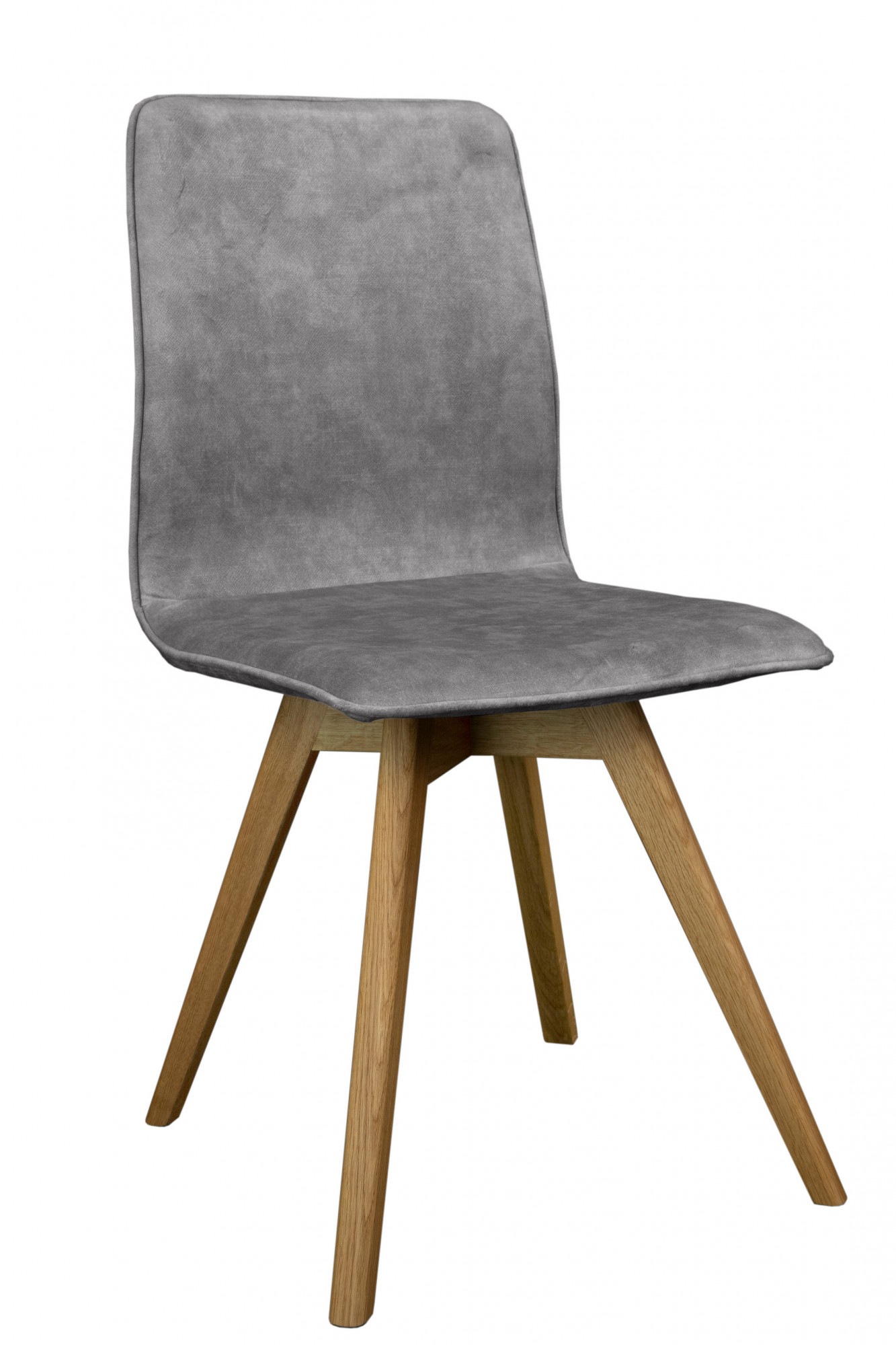 andas Esszimmerstuhl »Rania«, (Set), 2 St., Samtvelours, Massivholzgestell, mit Keder