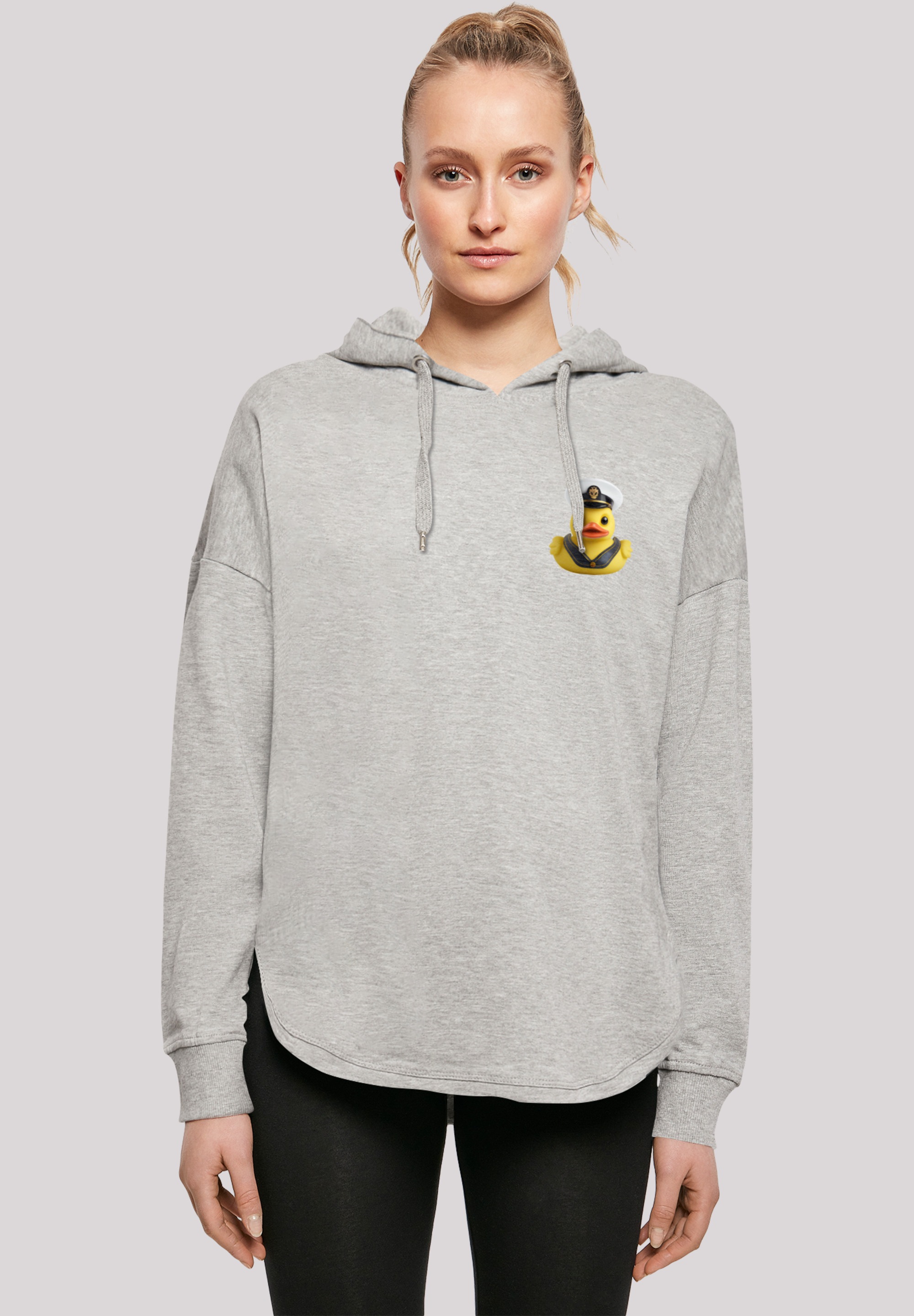 F4NT4STIC Kapuzenpullover "Rubber Duck Captain OVERSIZE HOODIE", Print